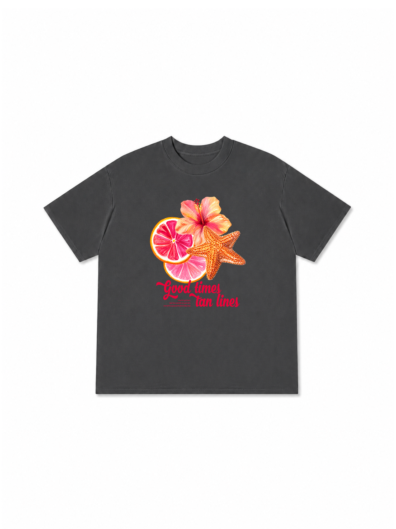Áo Thun Relaxed Fit Tshirt Tropical Good Time & Tan Lines