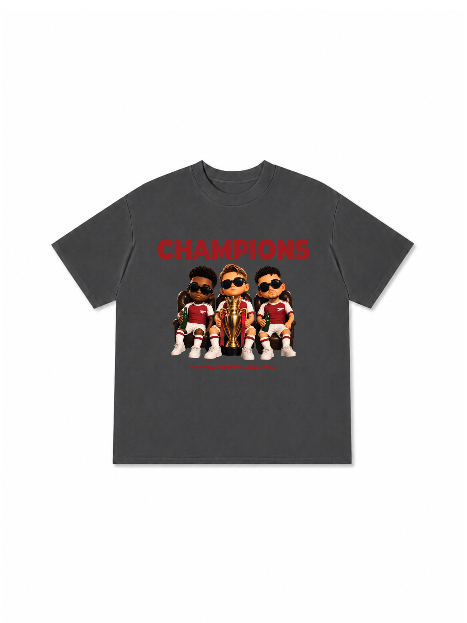 Áo Thun Relaxed Fit Soccer Champions Arsenal