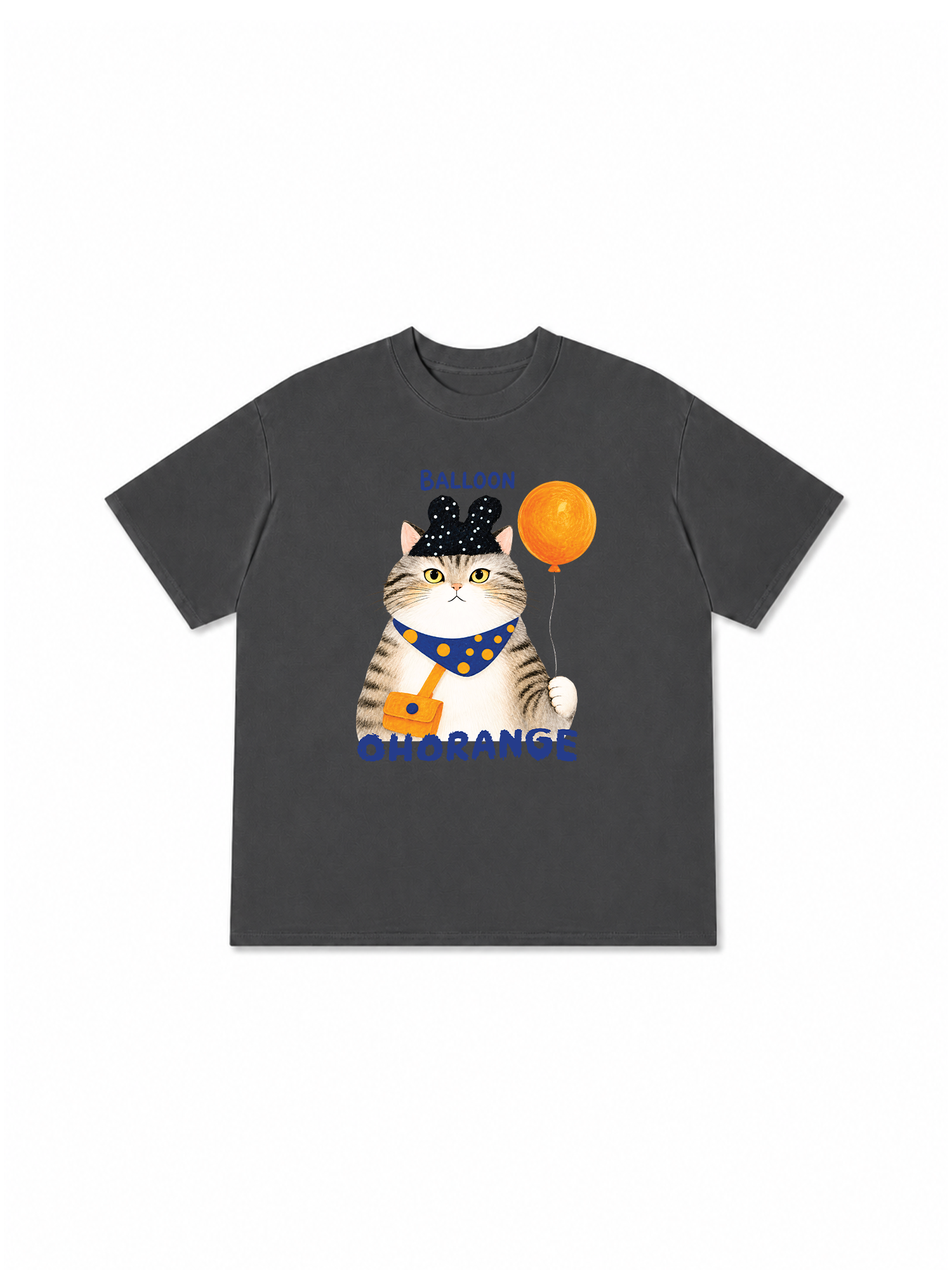 Áo Thun Relaxed Fit Soft Paw Meaw With Balloon