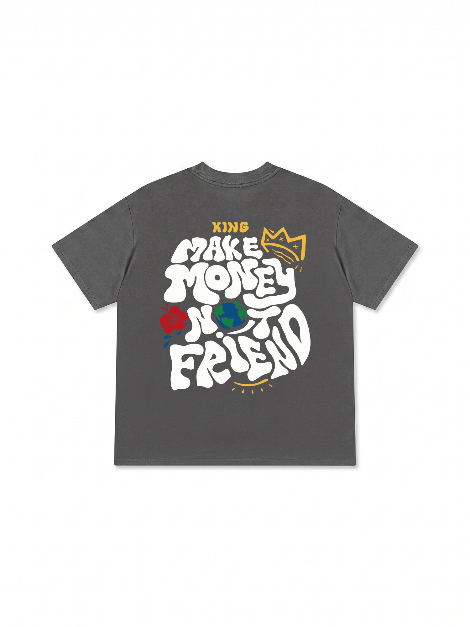 Áo Thun Relaxed Fit Money King Make Not Friend
