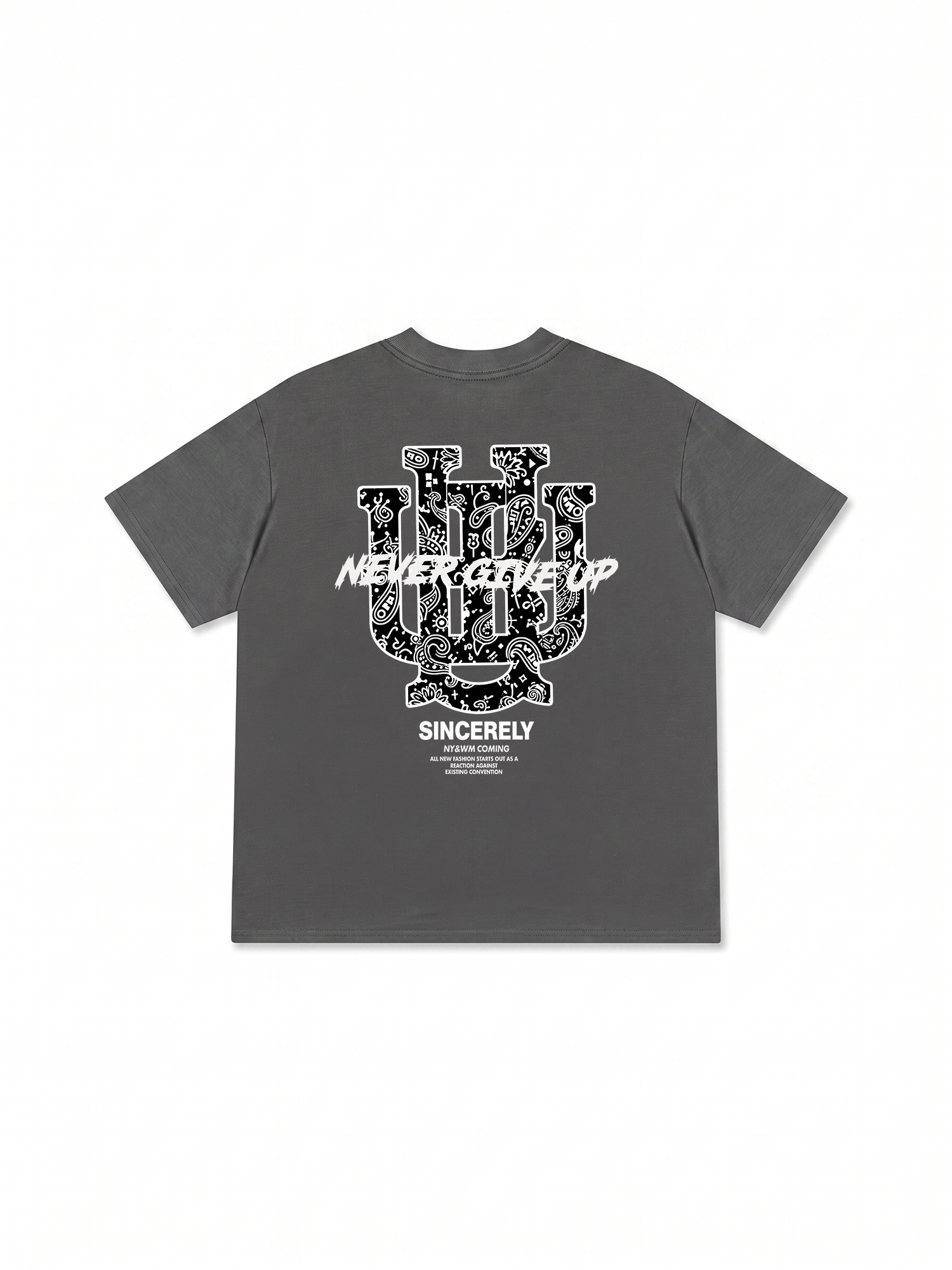 Áo Thun Relaxed Fit Masster Basball Black Never Give Up