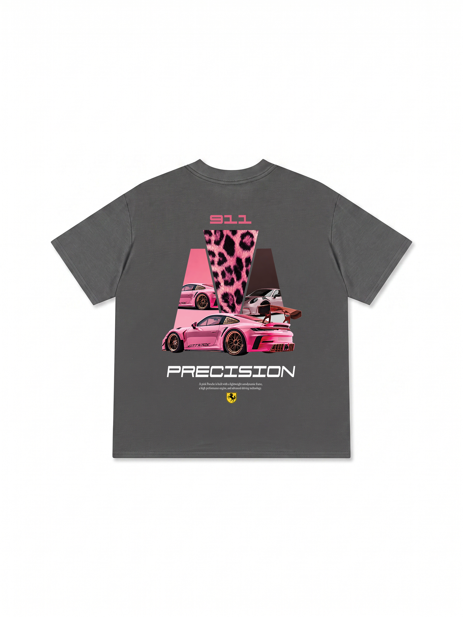 Áo Thun Relaxed Fit Leopard Pink 911