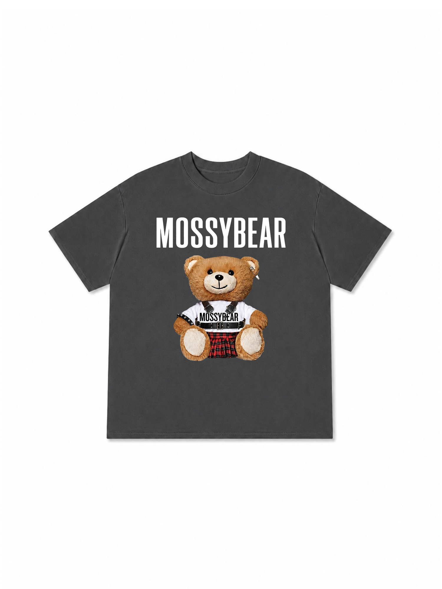 Áo Thun Relaxed Fit  Mossy Bear Plaid Bear