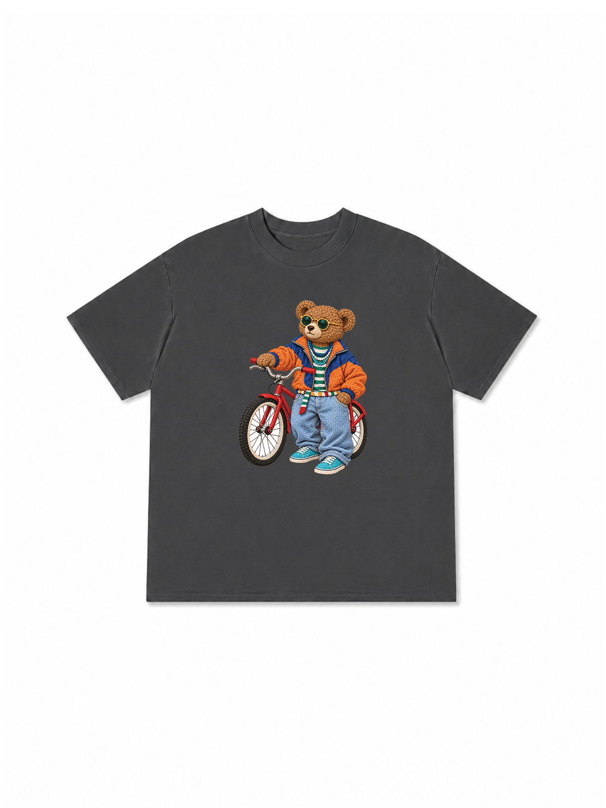 Áo Thun Relaxed Fit Bear Cycling