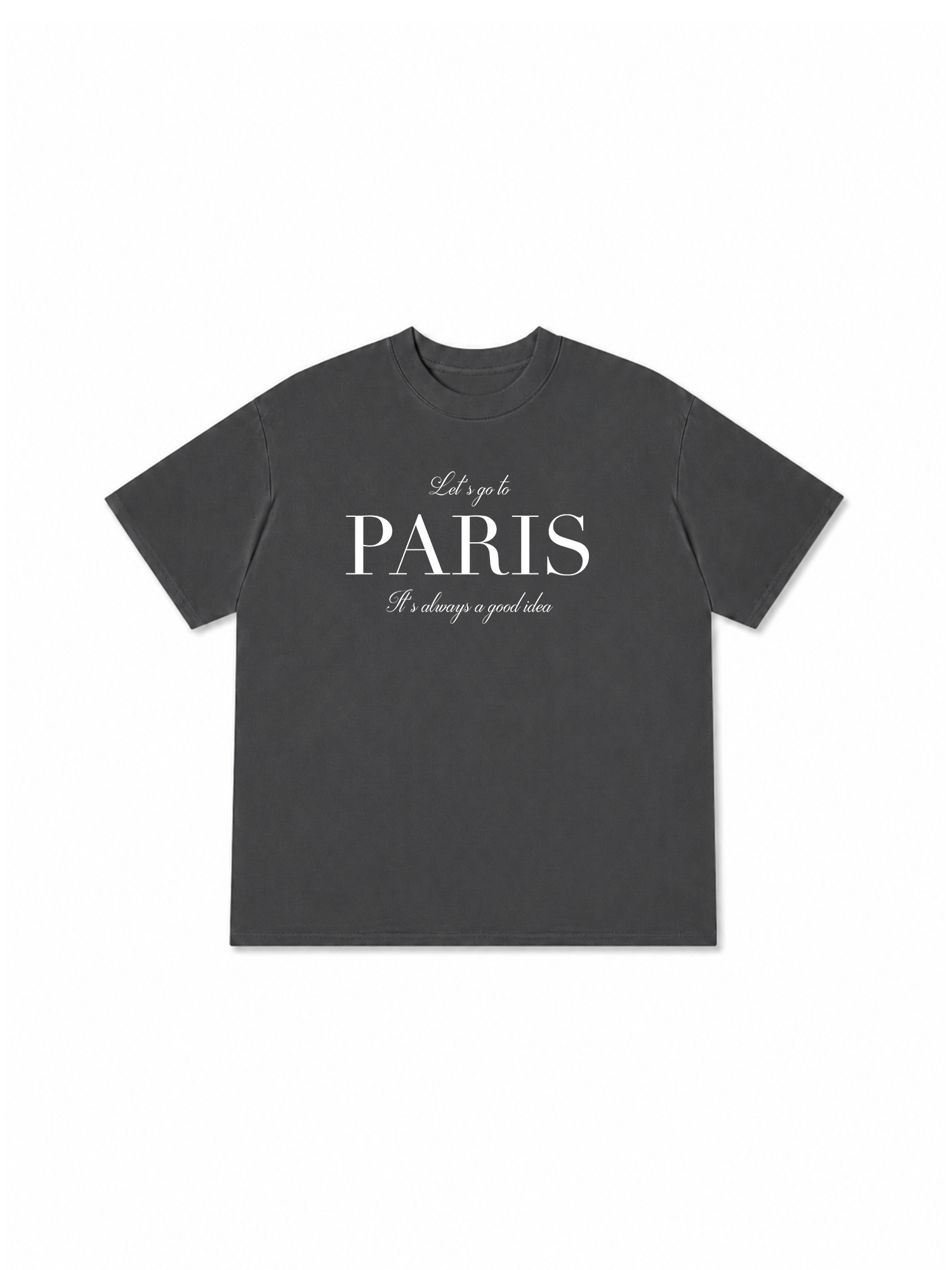 Áo Thun Relaxed Fit City Let's go to Paris