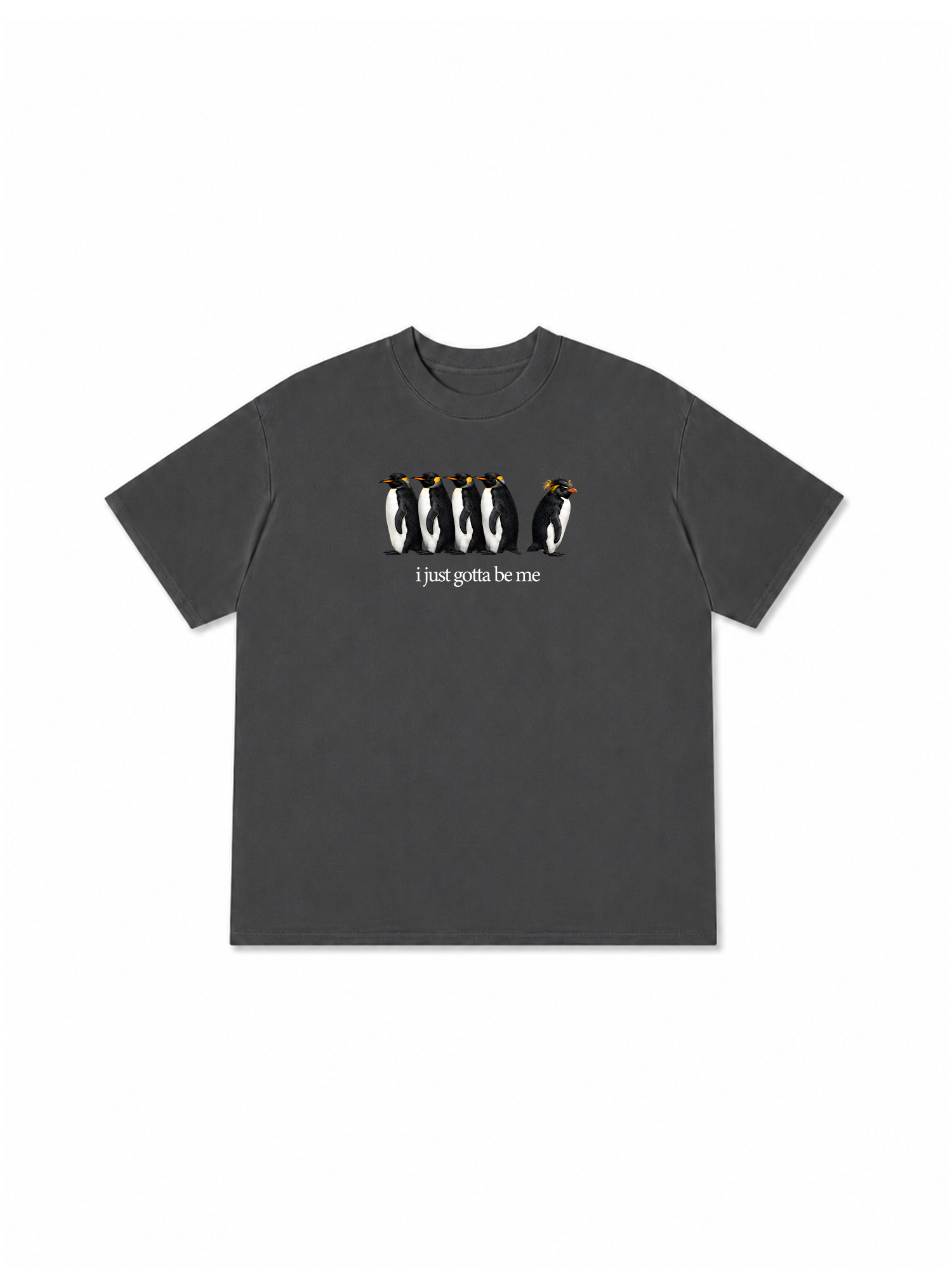 Áo Thun Relaxed Fit I Just Gotta Be Me Penguin