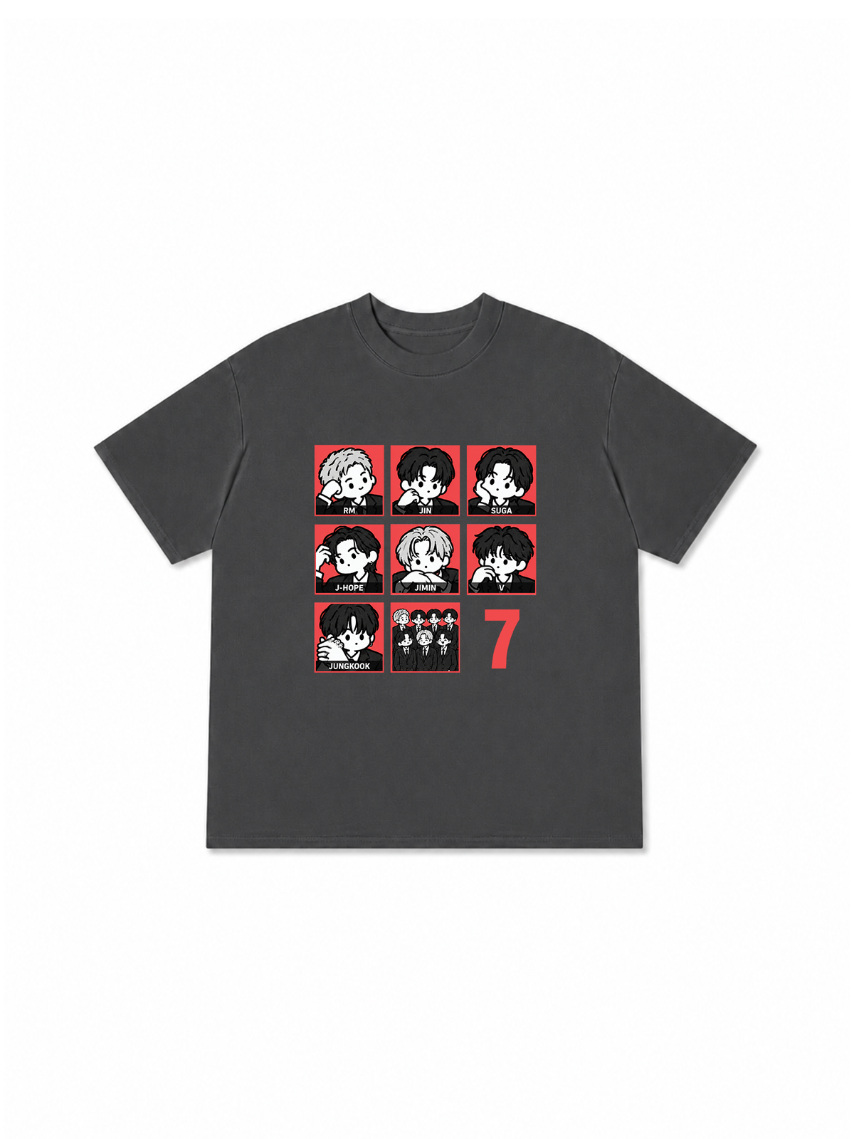 Áo Thun Relaxed Fit Bangtan Boys