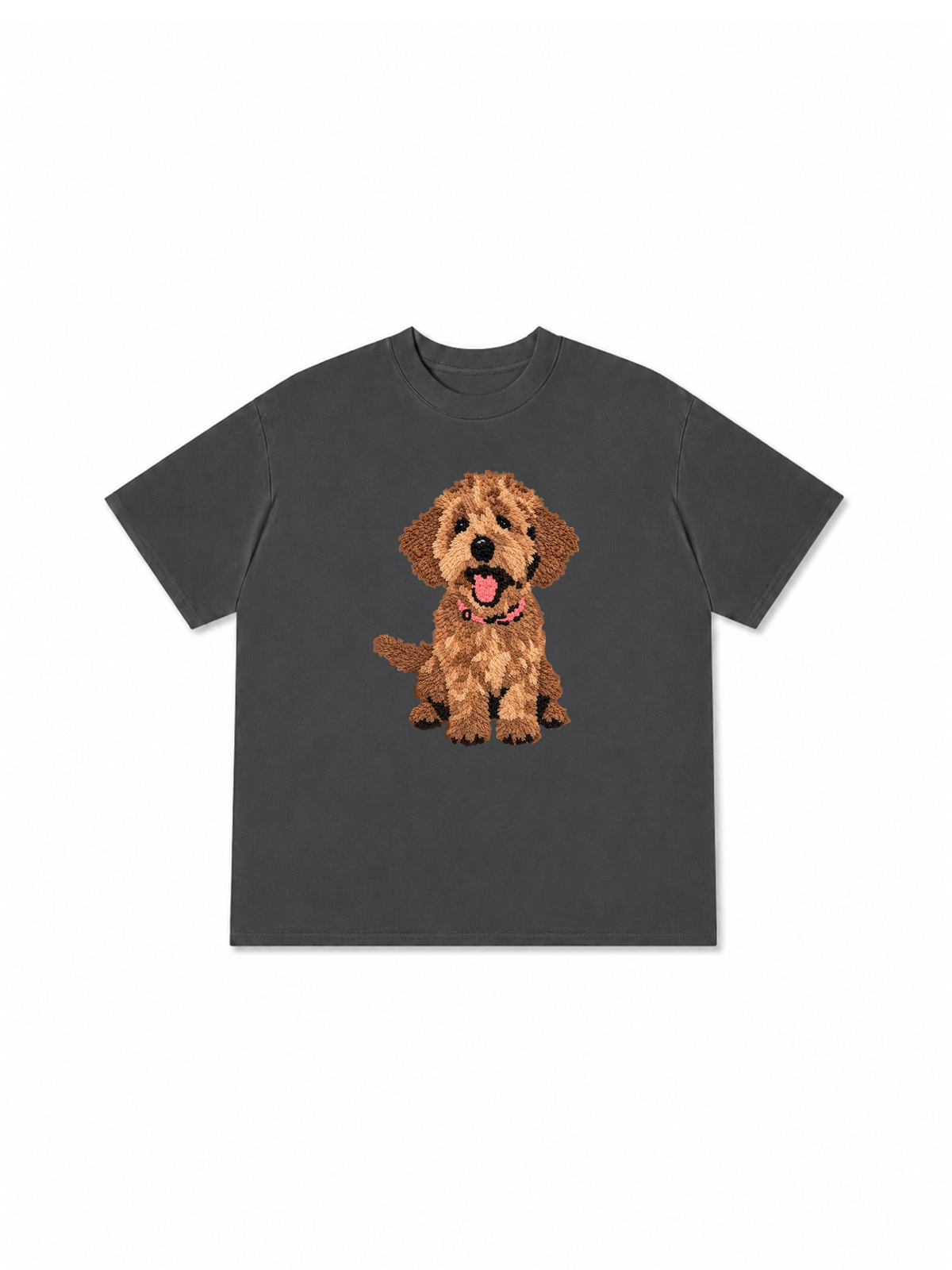Áo Thun Relaxed Fit Cute Brown Puppy