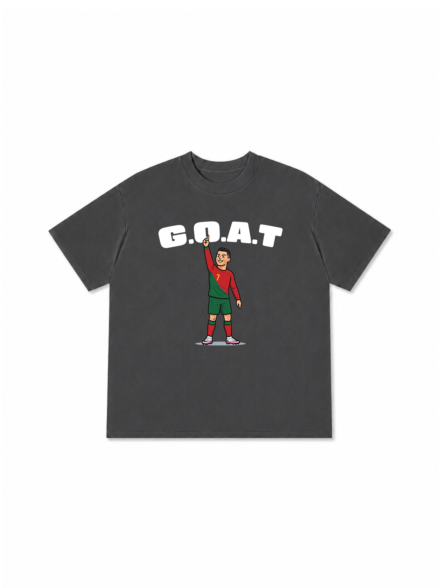 Áo Thun Relaxed Fit Soccer 7 G.O.A.T