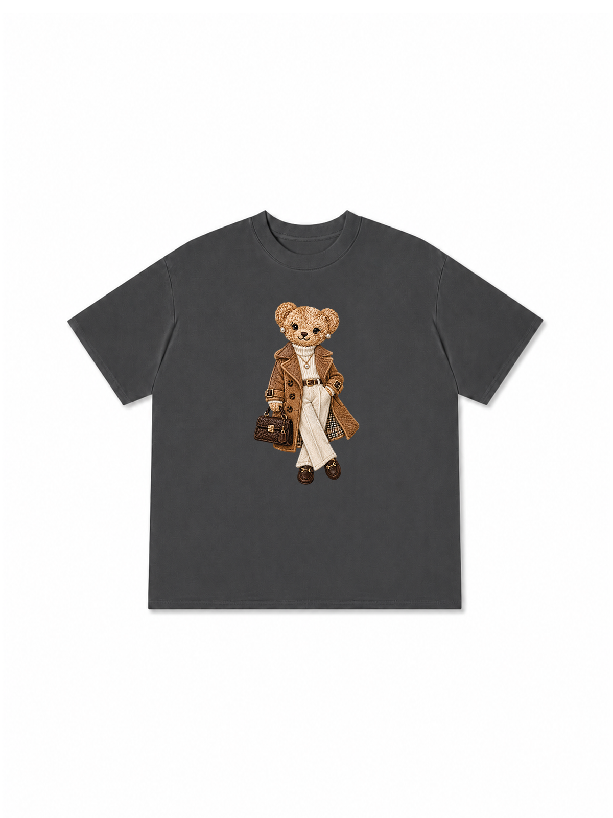 Áo Thun Relaxed Fit Bear With Trend Coat