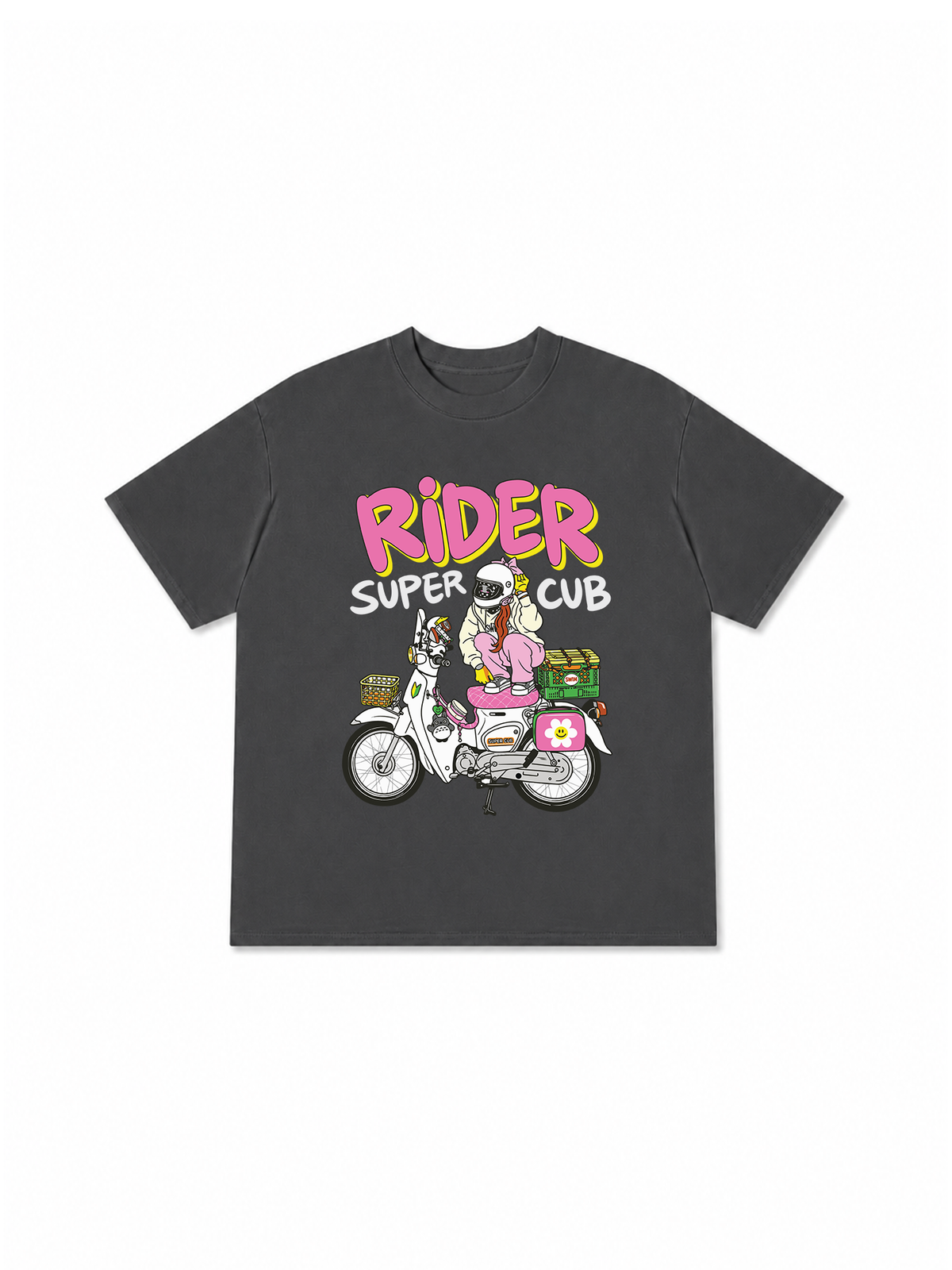 Áo Thun Relaxed Fit  RIDER Super Club
