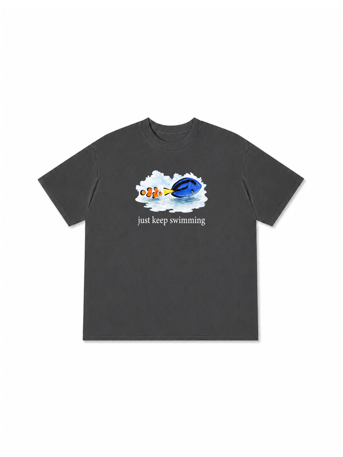 Áo Thun Relaxed Fit Just Keep Swimming