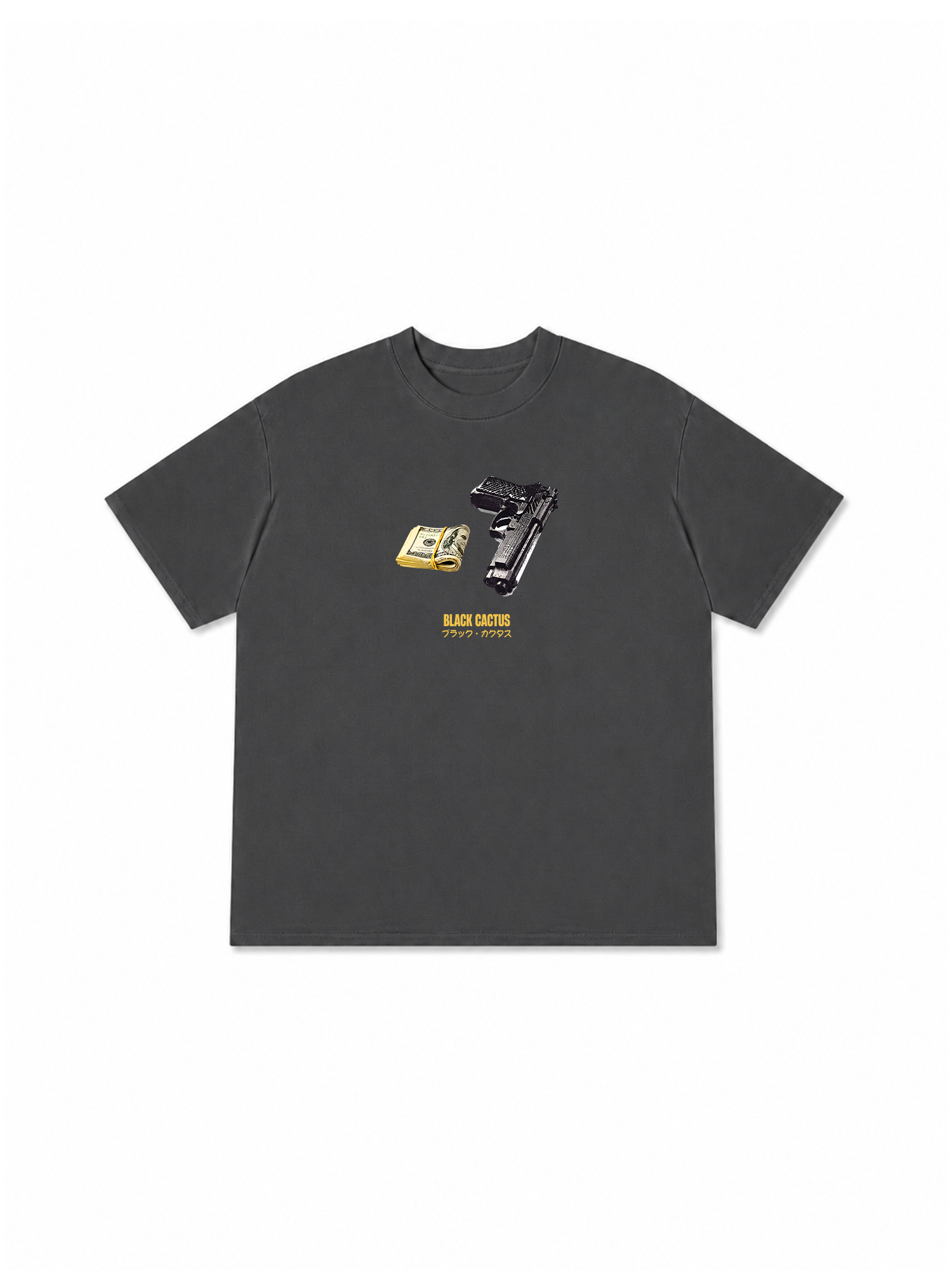 Áo Thun Relaxed Fit Black Cactus