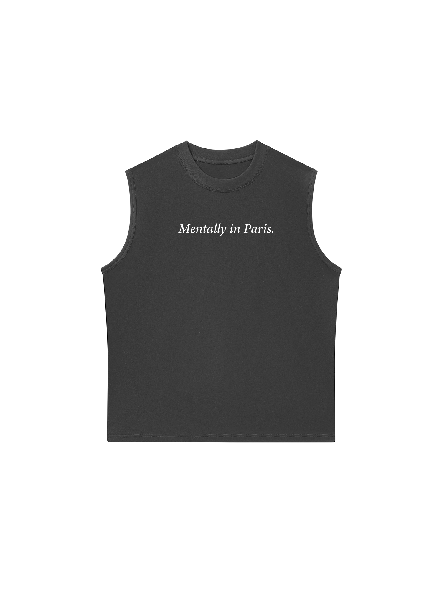 Áo Ba Lỗ Relaxed Fit Mentally In Paris