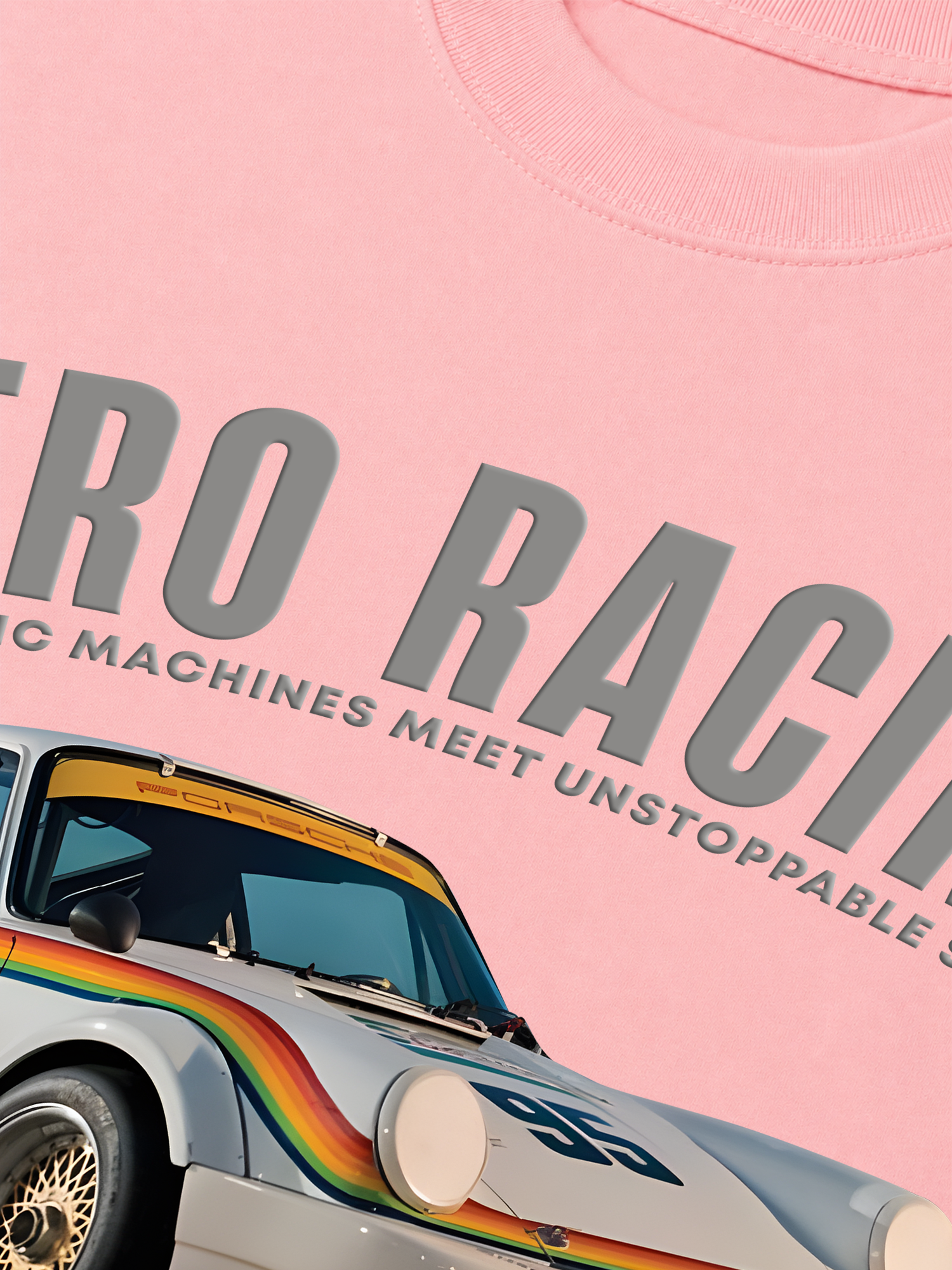 Áo Thun Relaxed Fit Retro Racing
