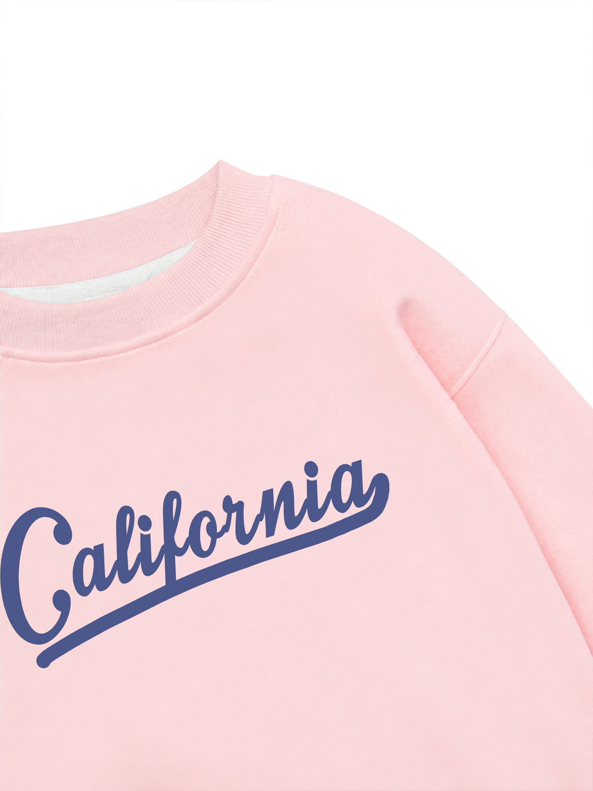 Áo Sweater Nỉ Hai Da USA Califorinia Blue