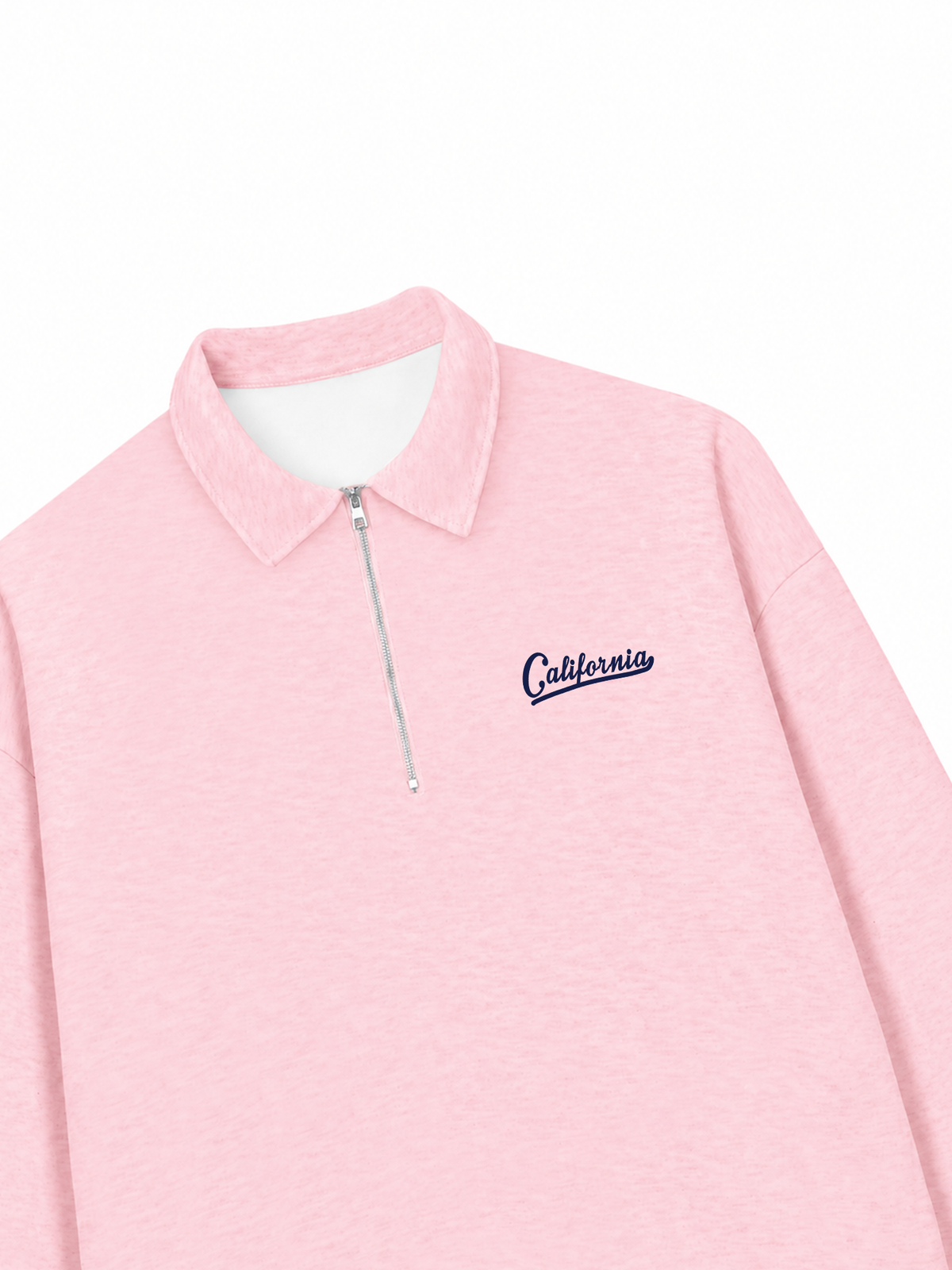Áo Sweater Polo Nỉ Hai Da USA Califorinia Blue