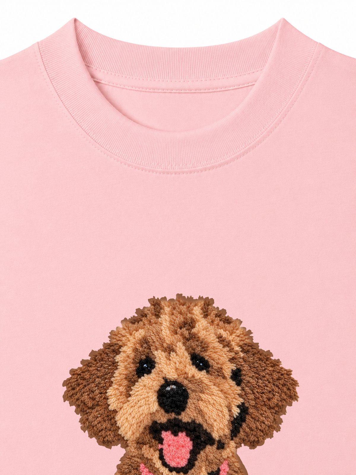 Áo Thun Relaxed Fit Cute Brown Puppy