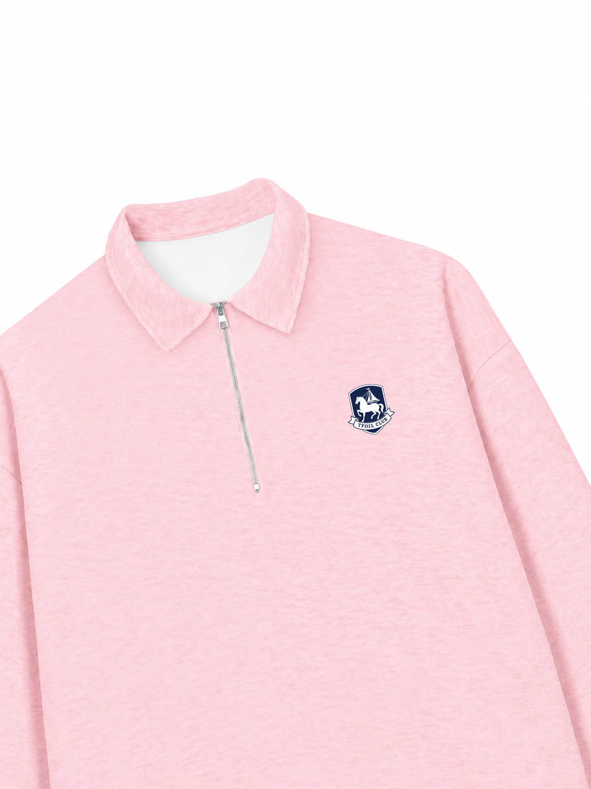 Áo Sweater Polo Nỉ Hai Da Horse Logo