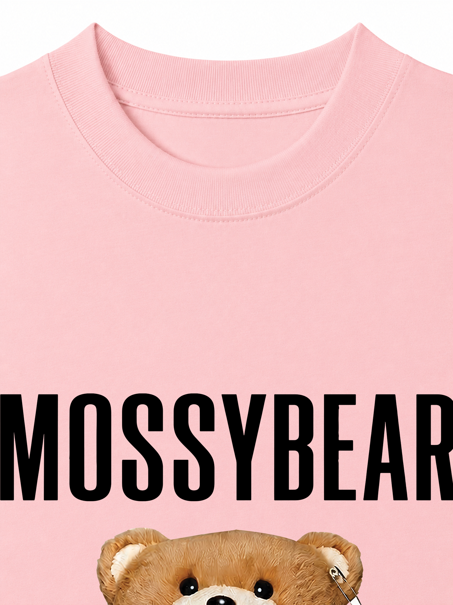 Áo Thun Relaxed Fit  Mossy Bear Plaid Bear