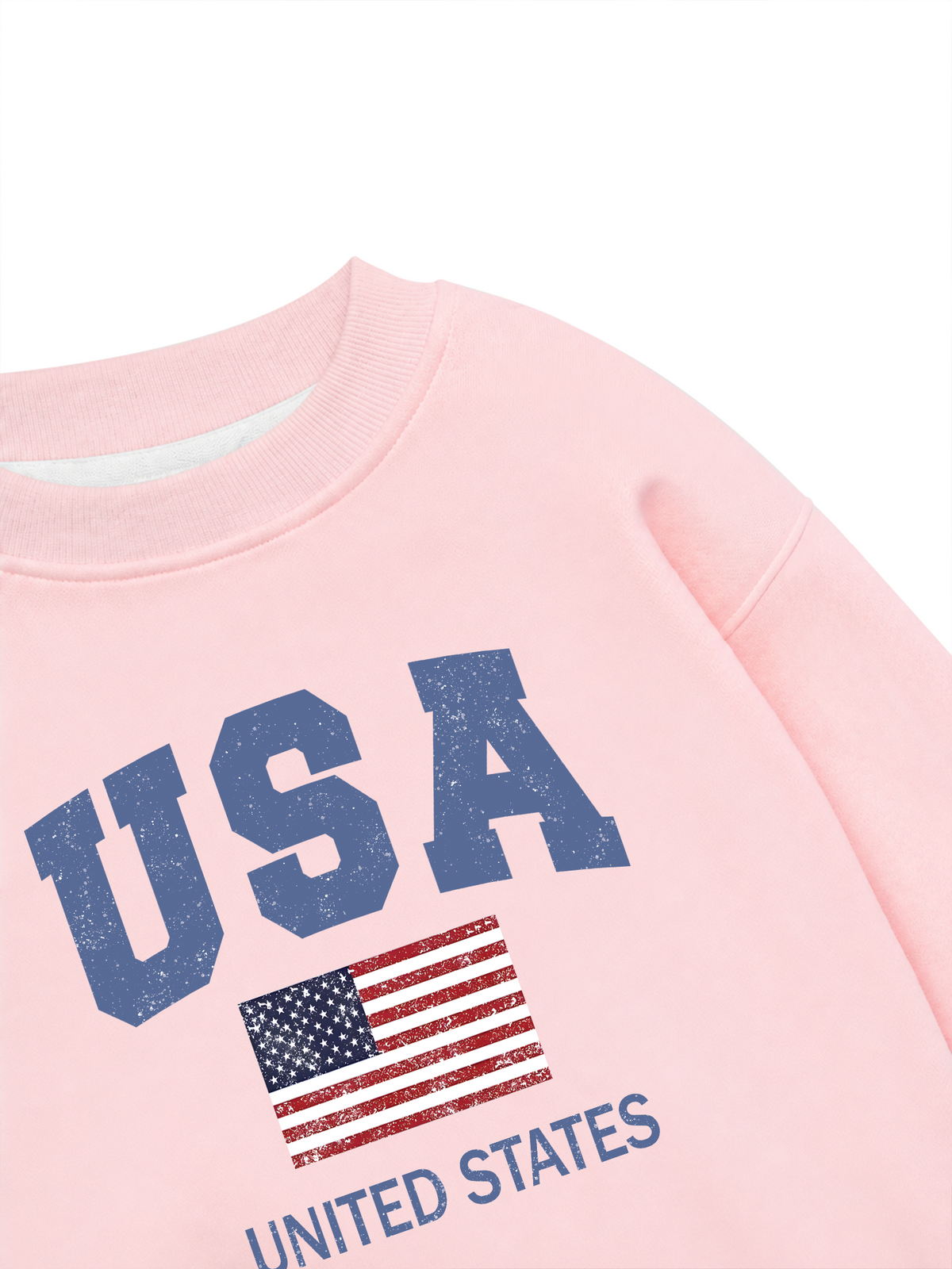 Áo Sweater Nỉ Hai Da  USA Vintage United State