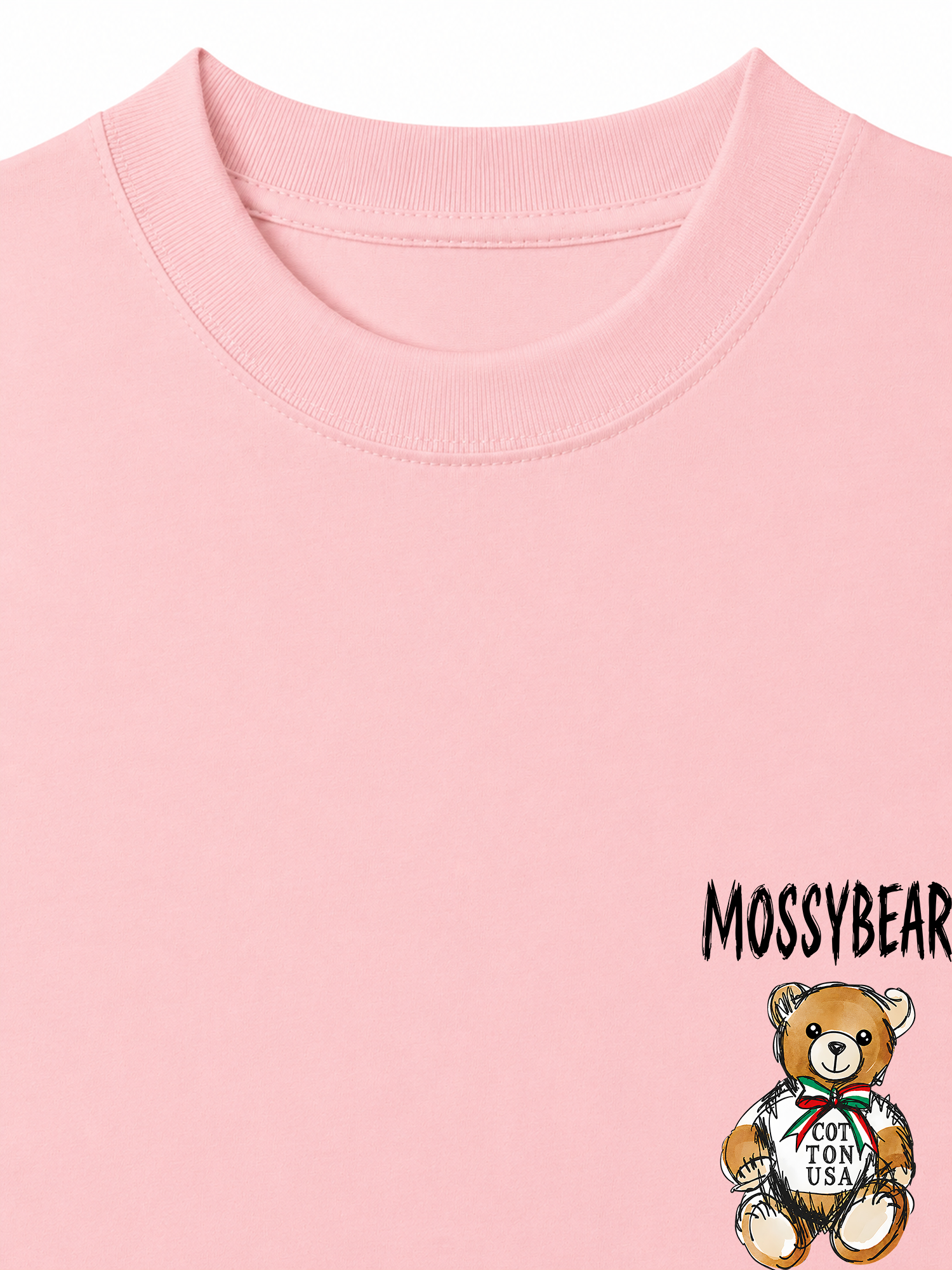Áo Thun Relaxed Fit Mossy Bear Classic Bear