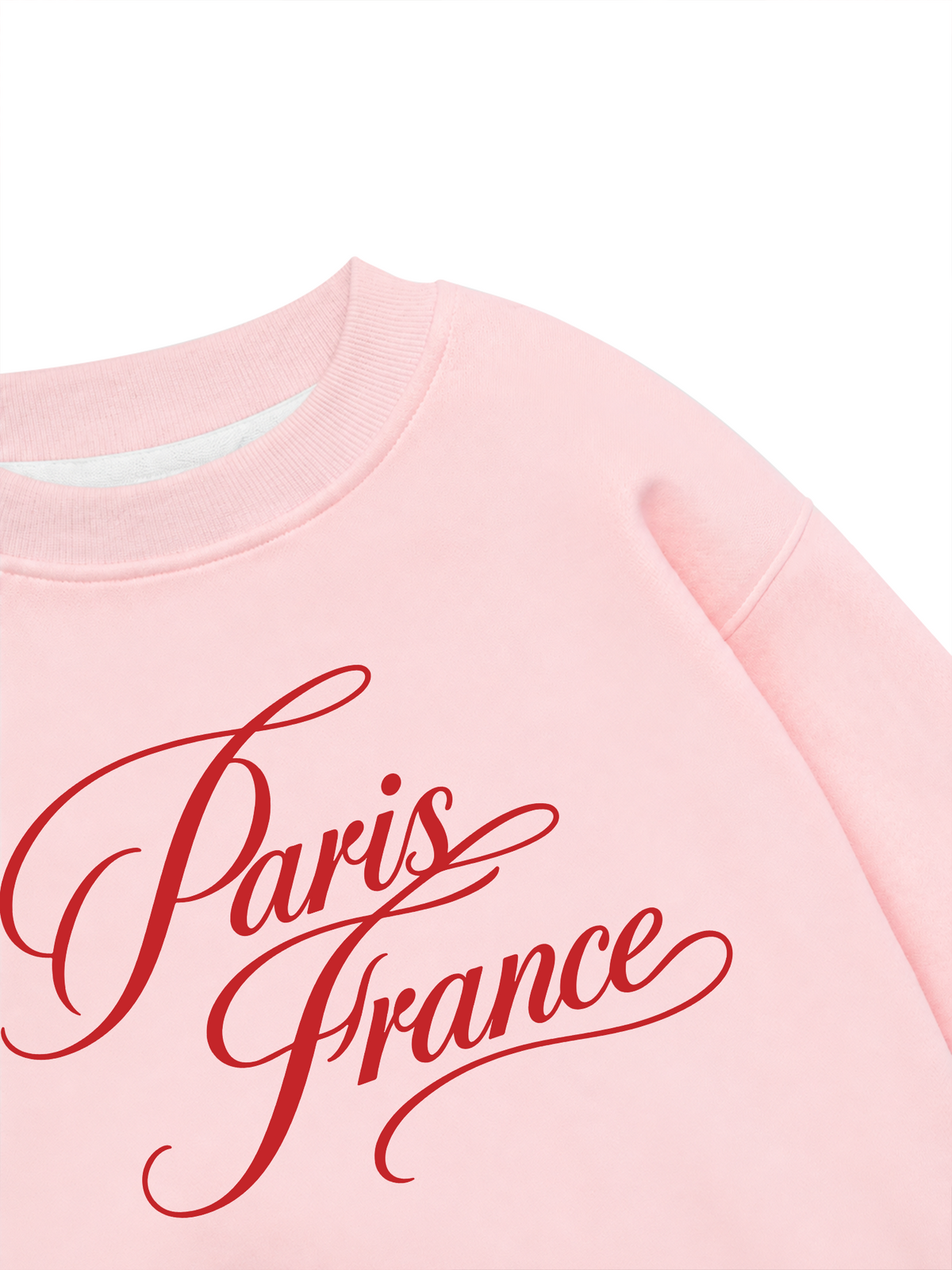 Áo Sweater Nỉ Hai Da  Red Paris France