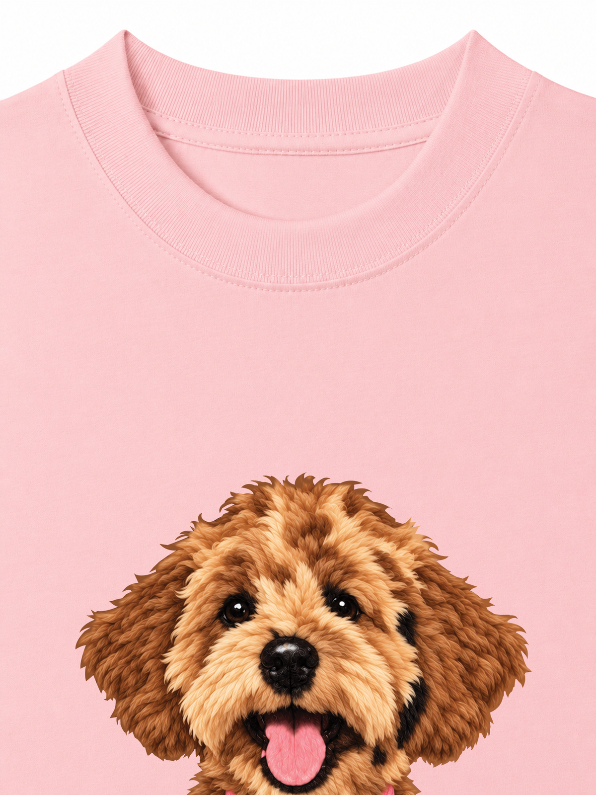 Áo Thun Relaxed Fit Cute Brown Puppy