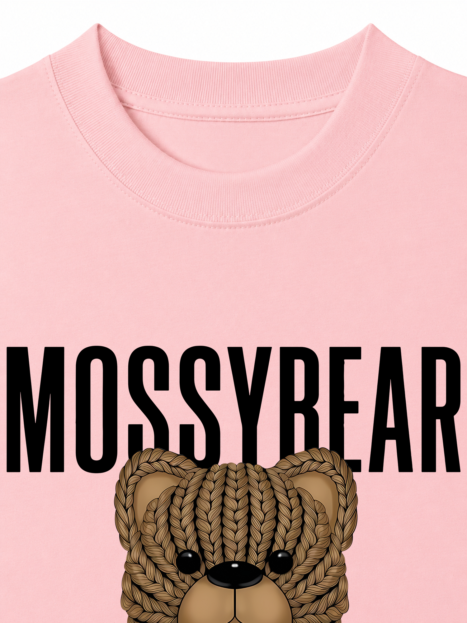 Áo Thun Relaxed Fit Mossy Bear Brown Bear