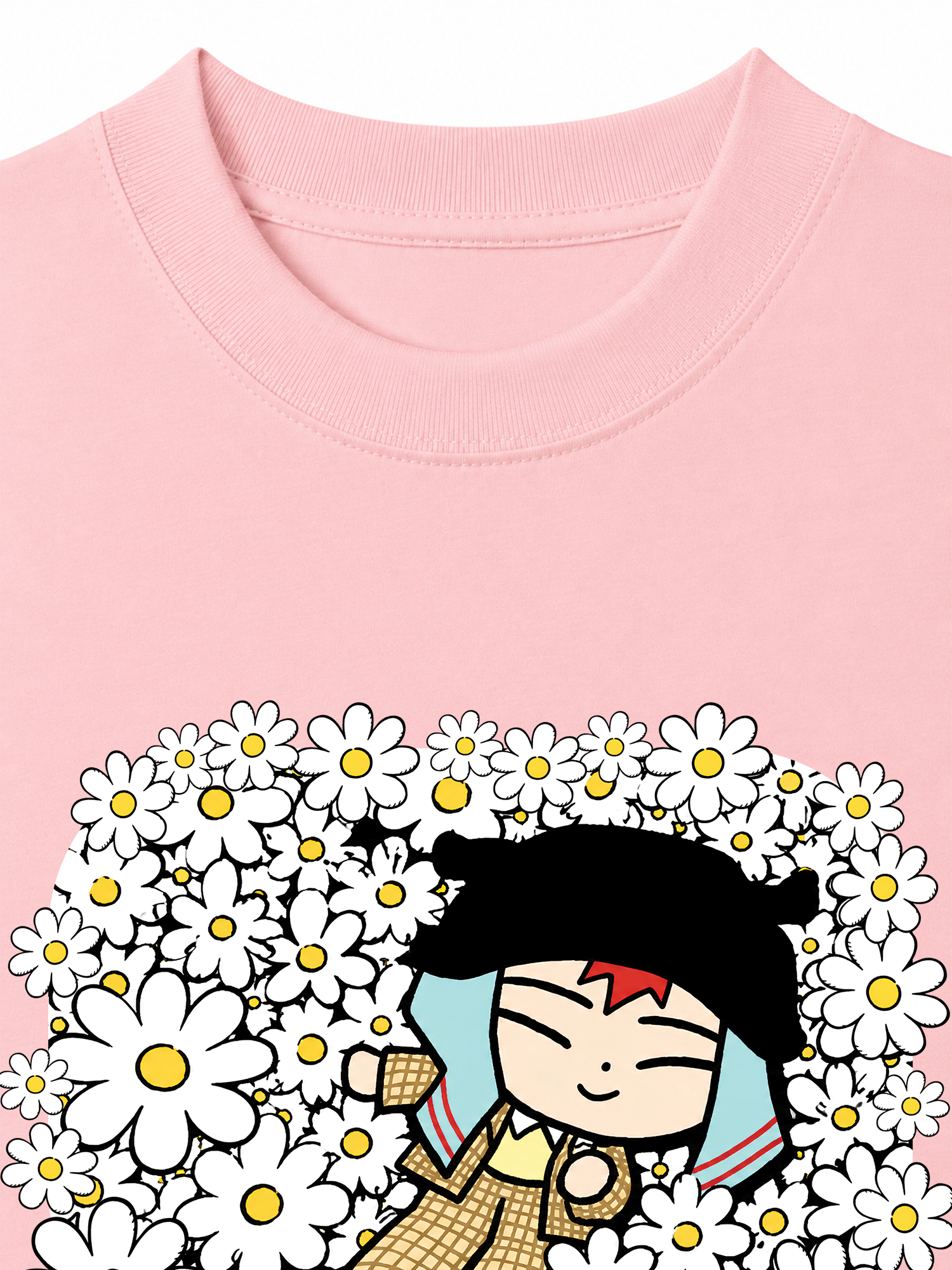 Áo Thun Relaxed Fit GD Daisy Flower