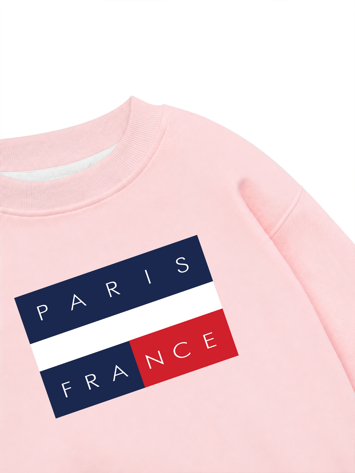 Áo Sweater Nỉ Hai Da Paris France Flag
