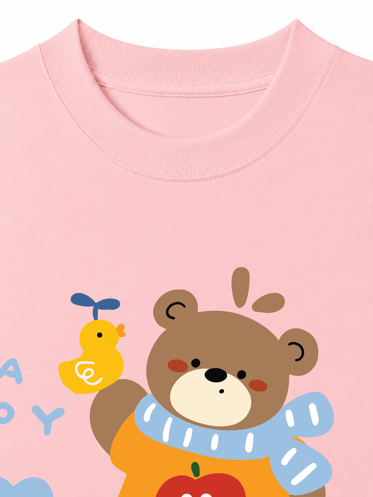Áo Thun Relaxed Fit Bear Town Happy Bear