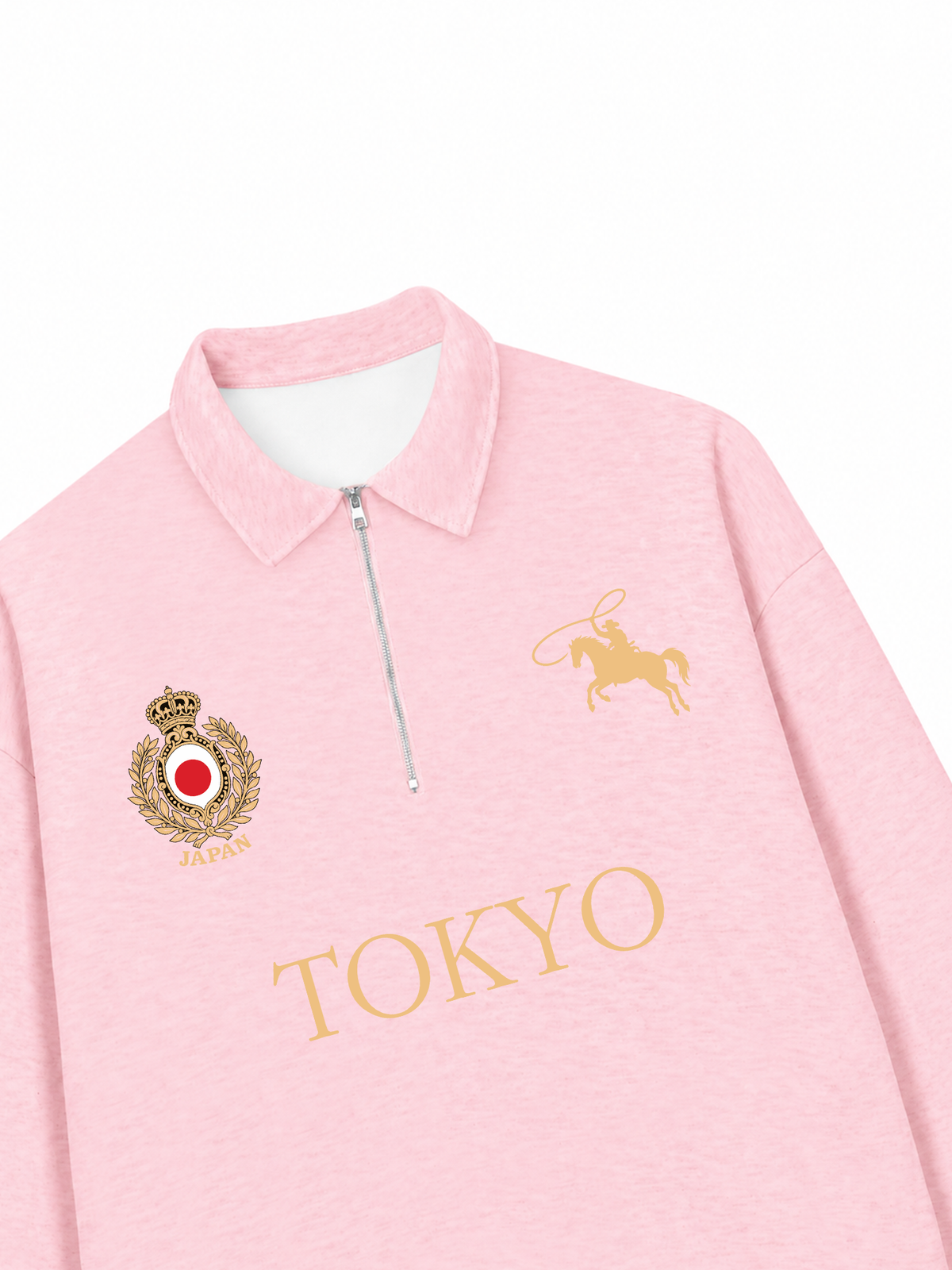 Áo Sweater Polo Nỉ Hai Da Vintage Tokyo