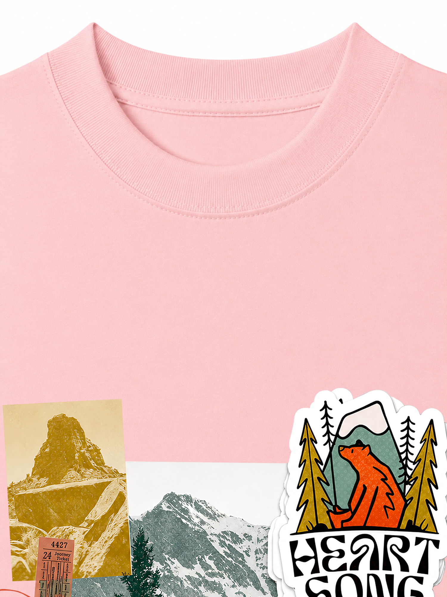 Áo Thun Relaxed Fit Tshirt Adventure Heart Song Adventure