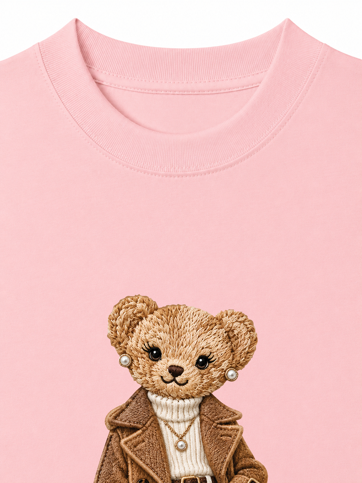 Áo Thun Relaxed Fit Bear With Trend Coat