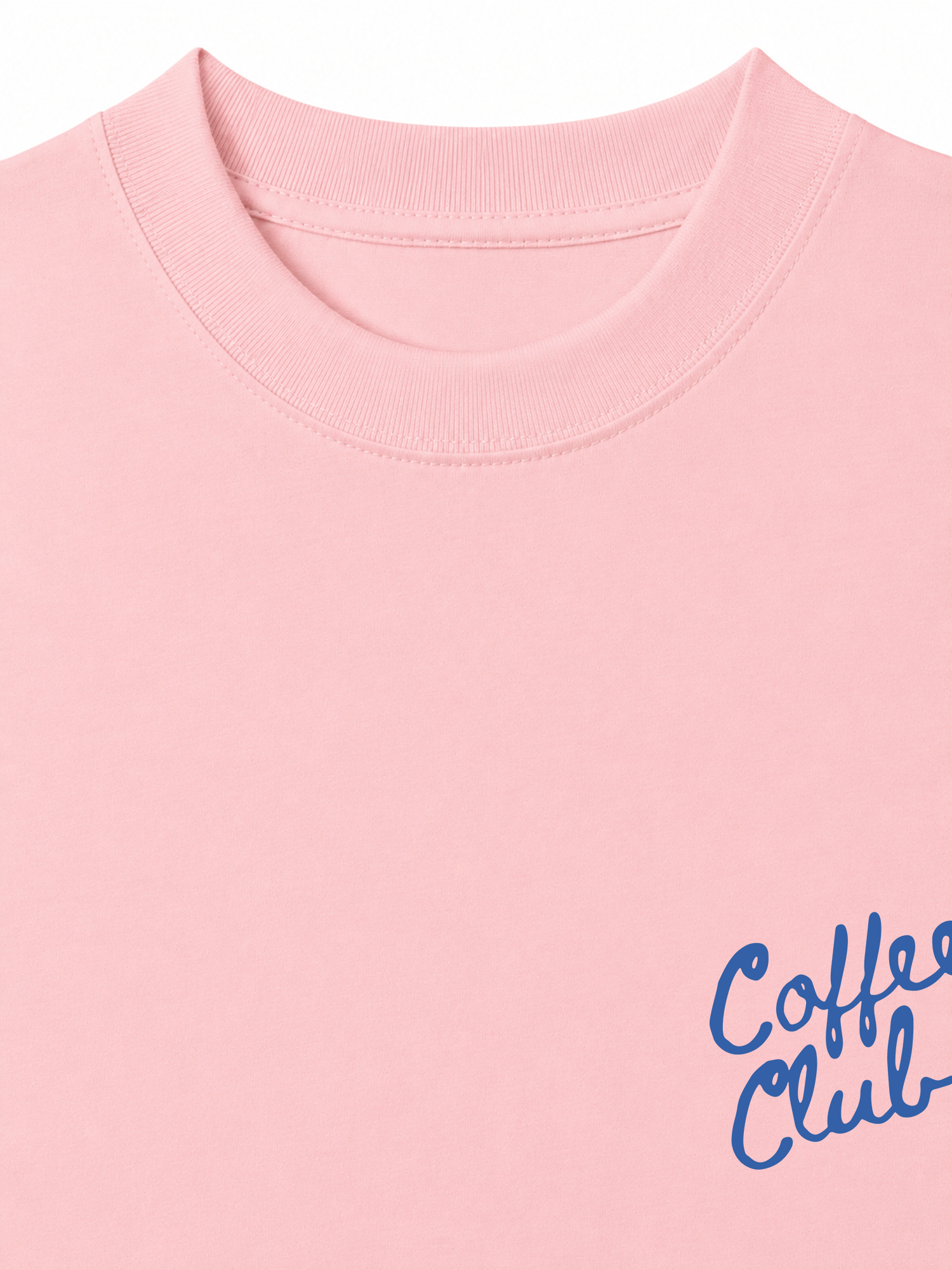 Áo Thun Relaxed Fit Coffee Club Blue
