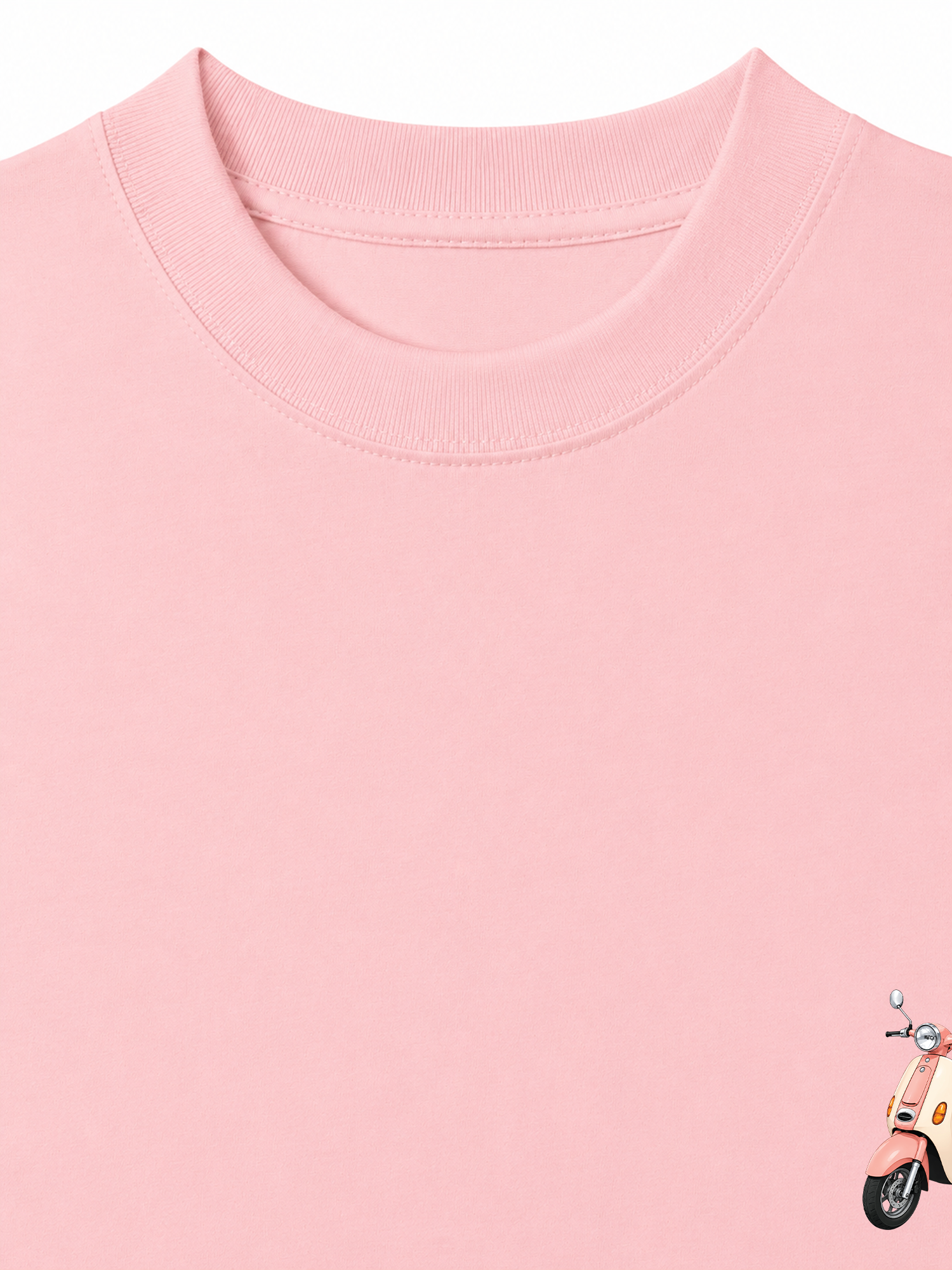 Áo Thun Relaxed Fit Car Pink Vespa