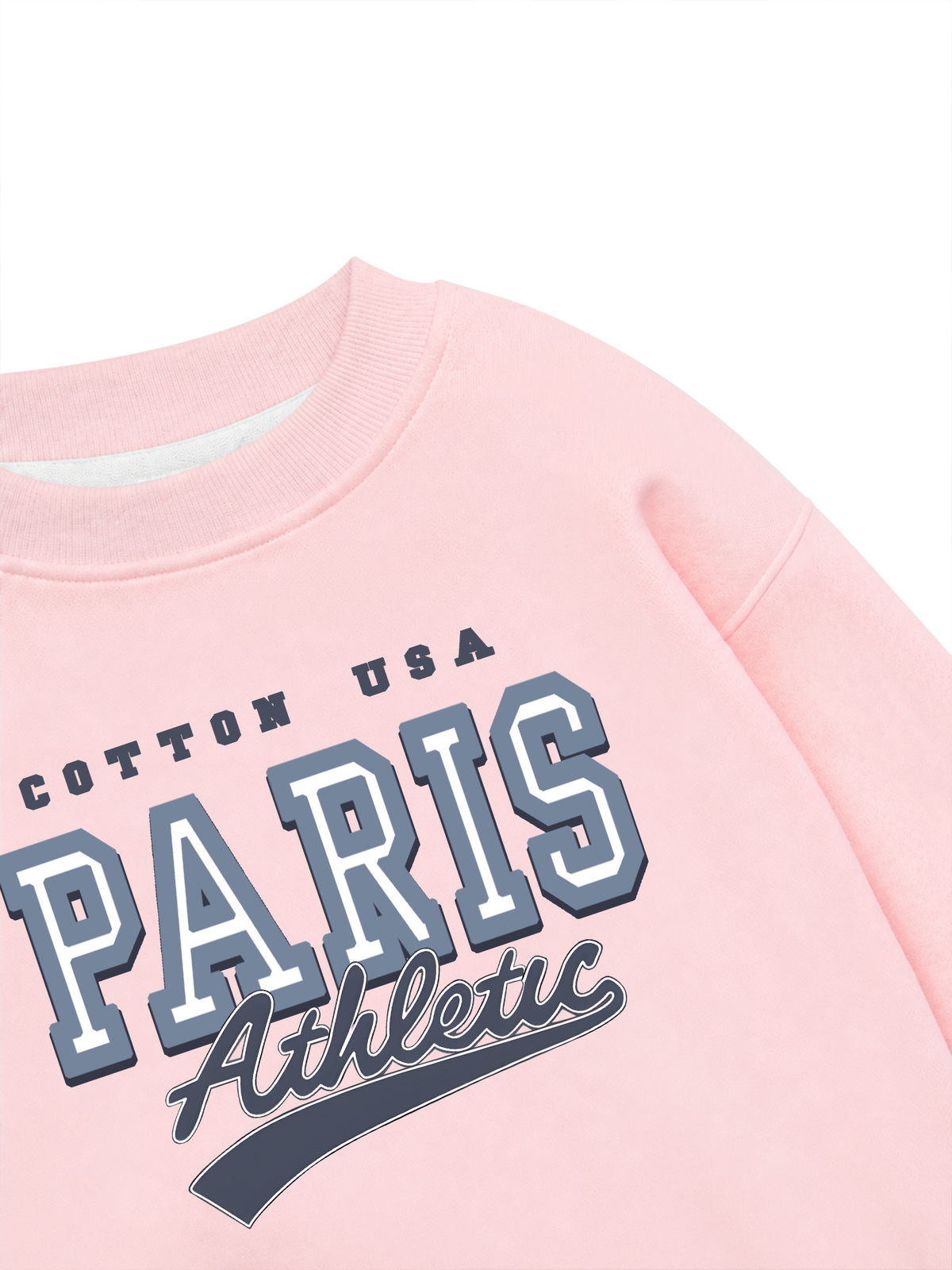 Áo Sweater Nỉ Hai Da  Paris