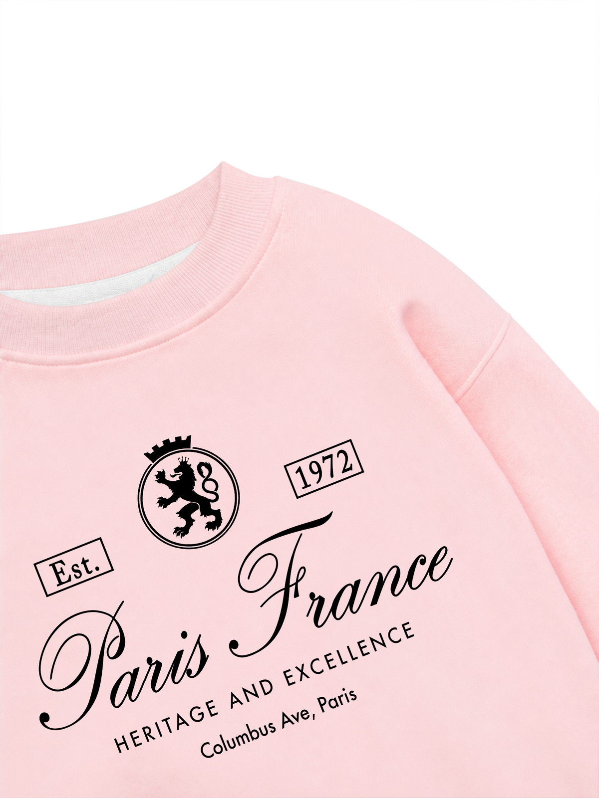 Áo Sweater Nỉ Hai Da Vintage Paris France