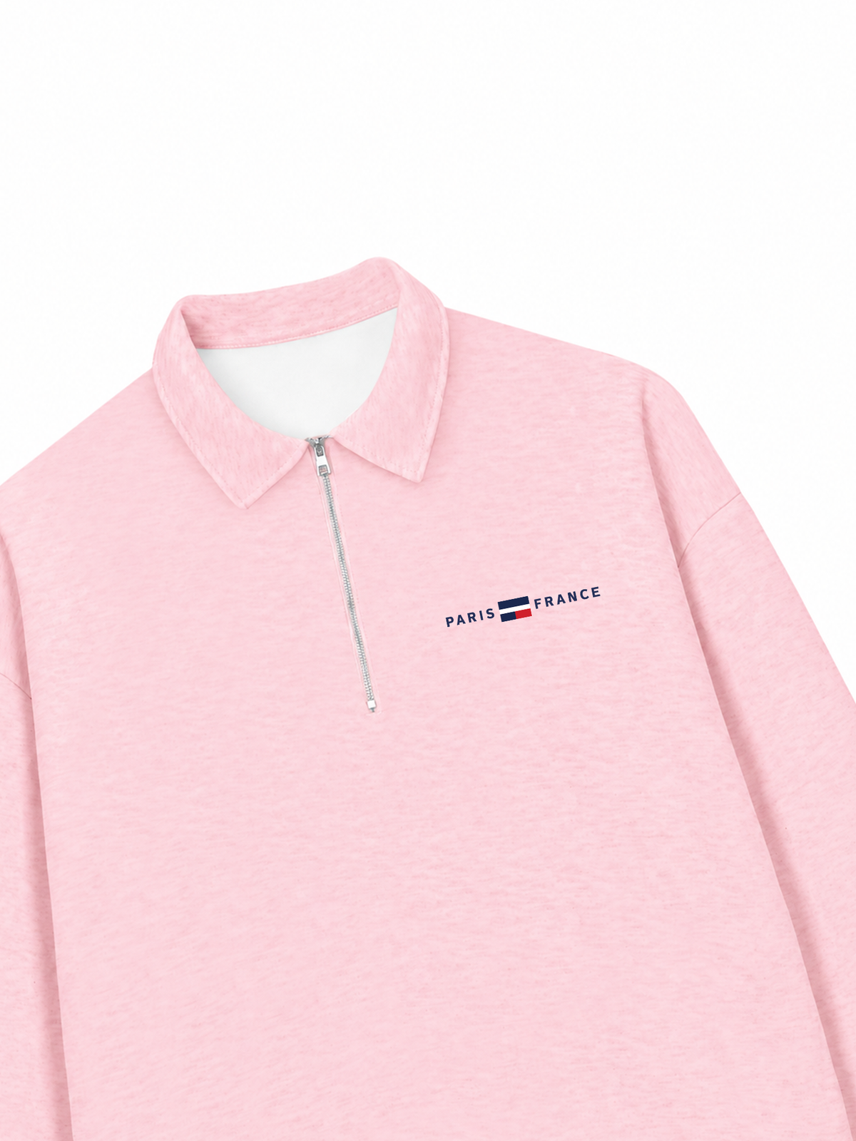 Áo Sweater Polo Nỉ Hai Da City Paris France
