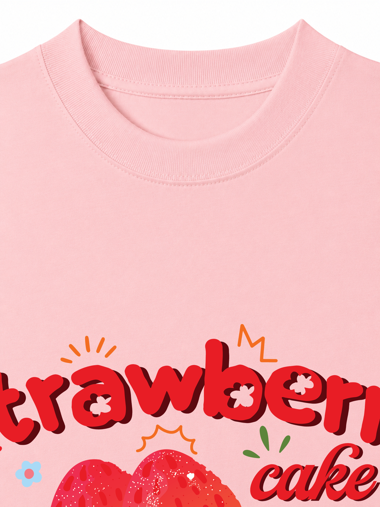 Áo Thun Relaxed Fit Strawberry Cake