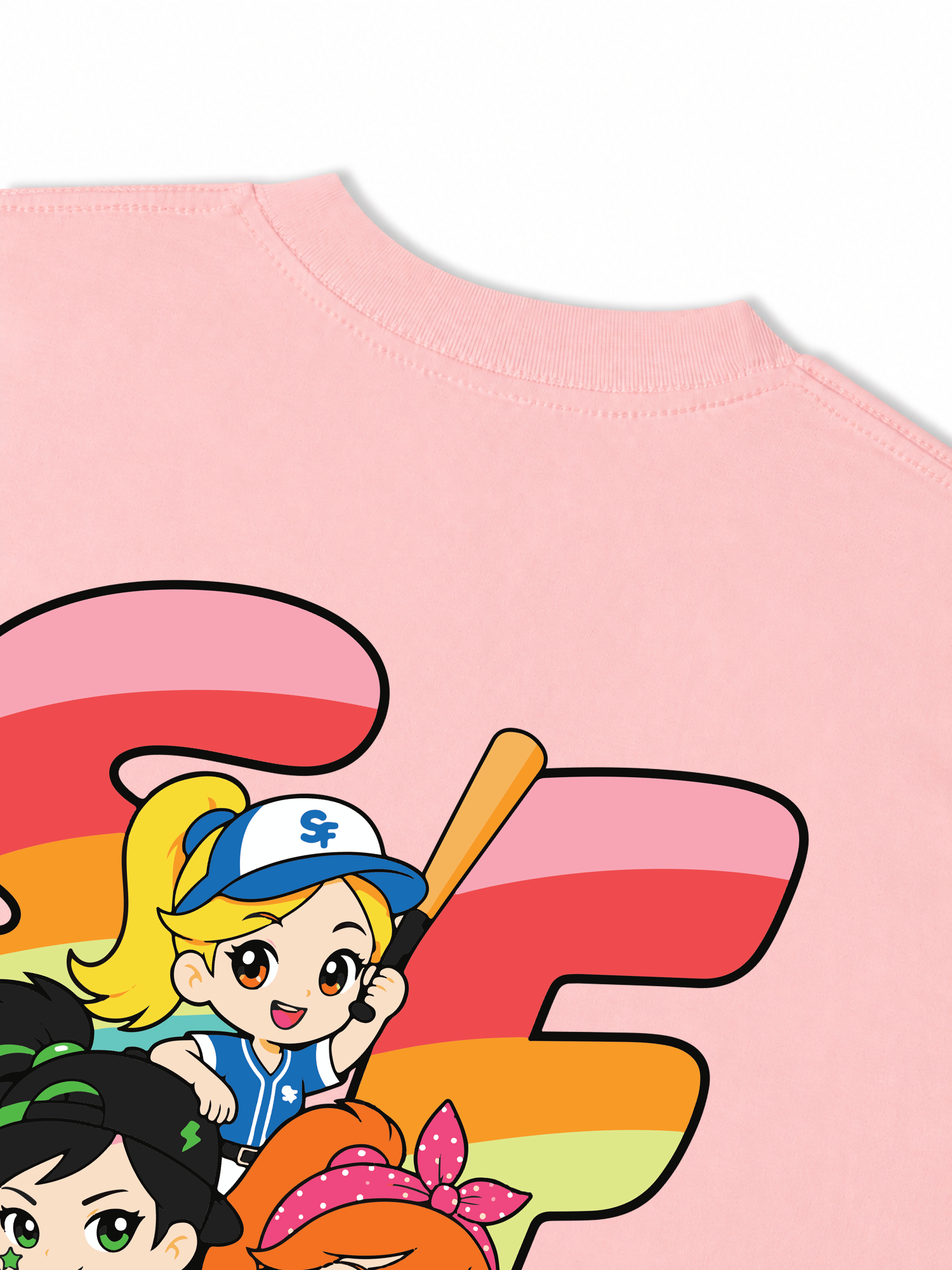 Áo Thun Relaxed Fit Baseball Dream Girls SF