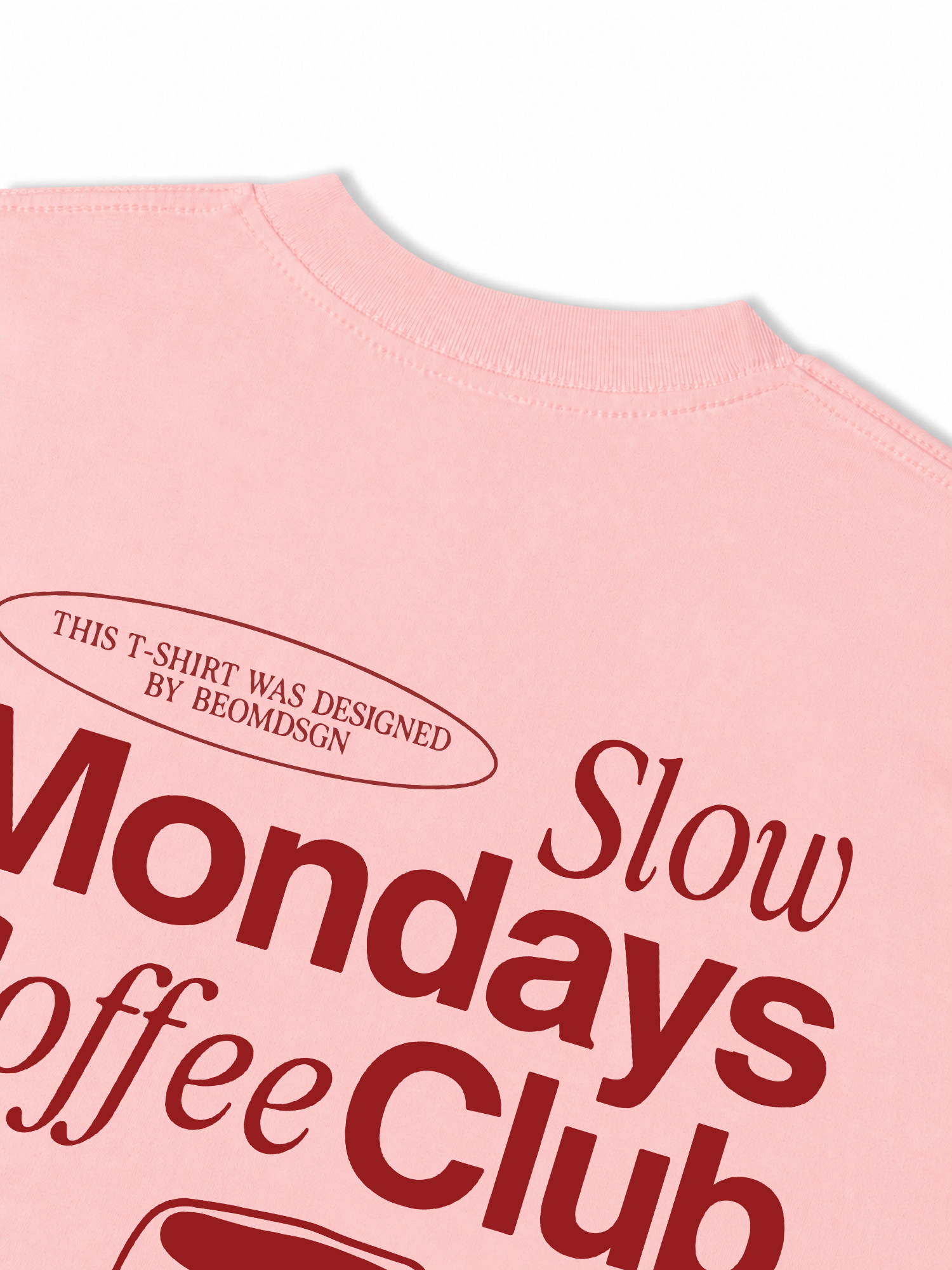 Áo Thun Relaxed Fit Slow Monday Coffee Club