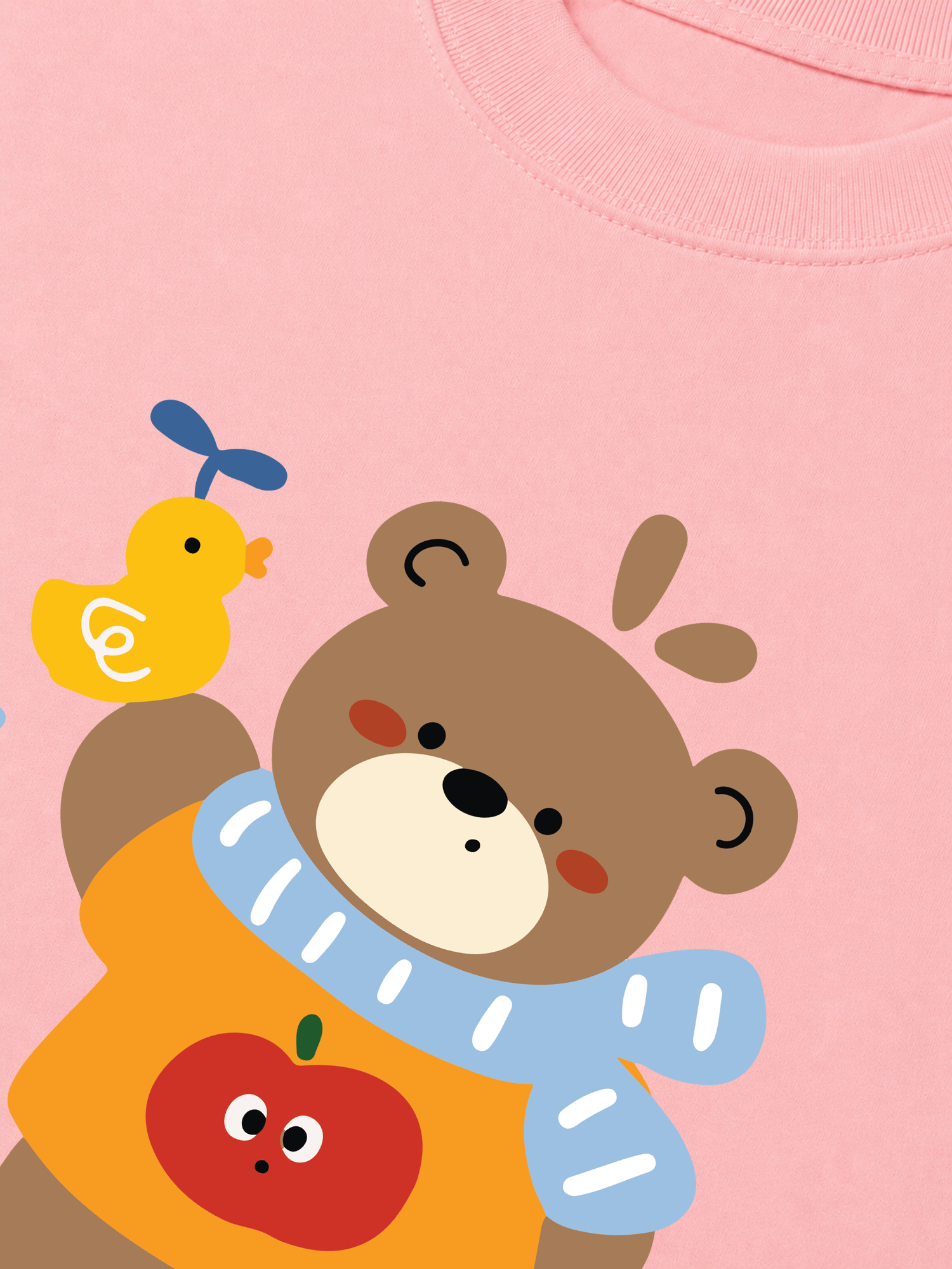 Áo Thun Relaxed Fit Bear Town Happy Bear
