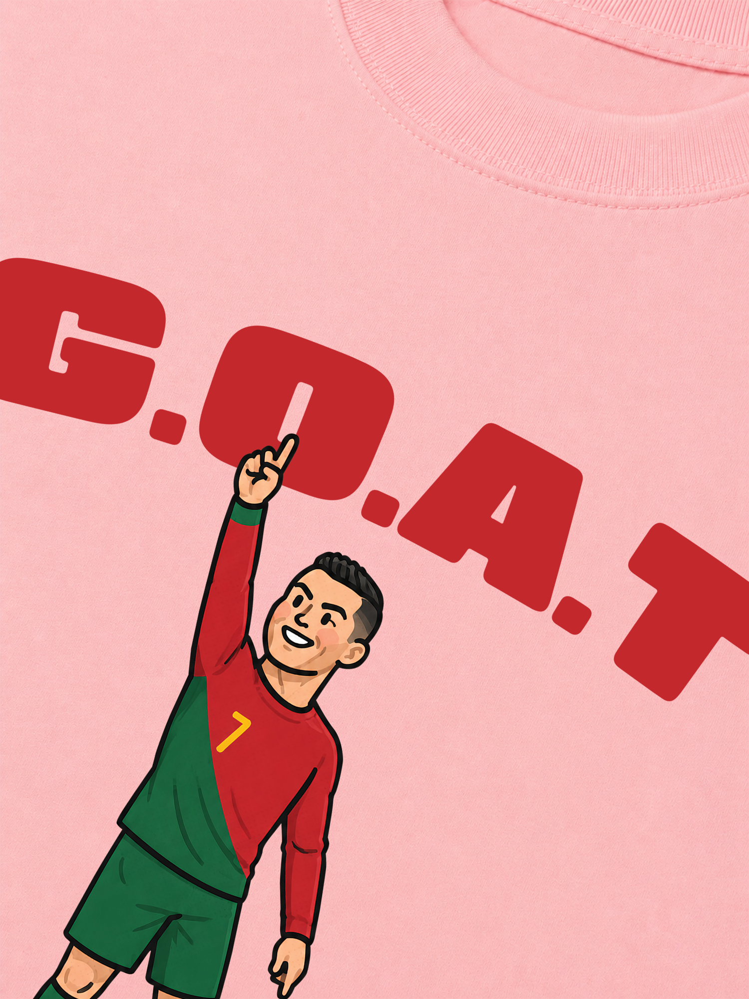 Áo Thun Relaxed Fit Soccer 7 G.O.A.T