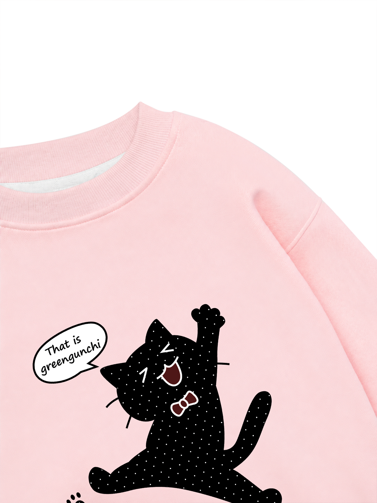 Áo Sweater Nỉ Hai Da Dotty Mood Cute Cat