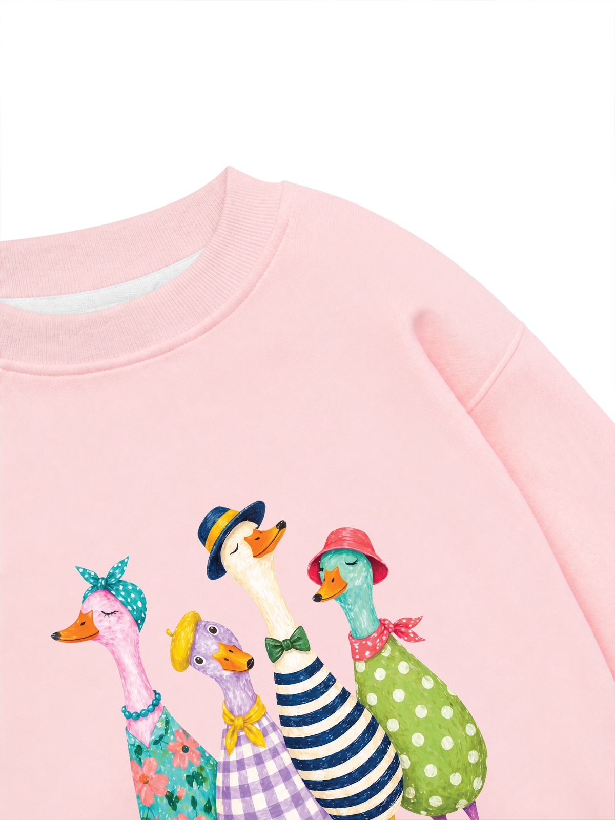Áo Sweater Nỉ Hai Da Farm Duck Group