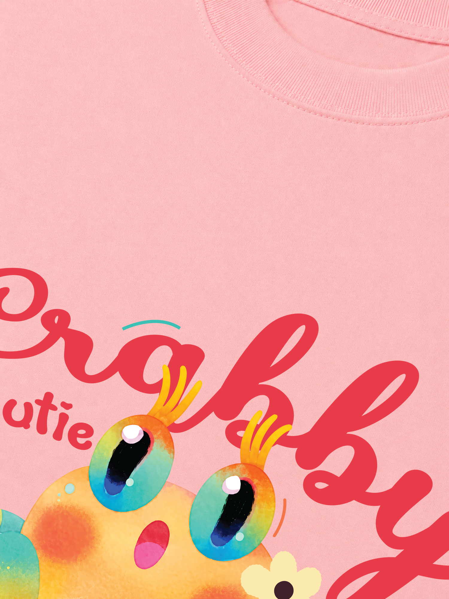 Áo Thun Relaxed Fit Tropical Crabby Cutie