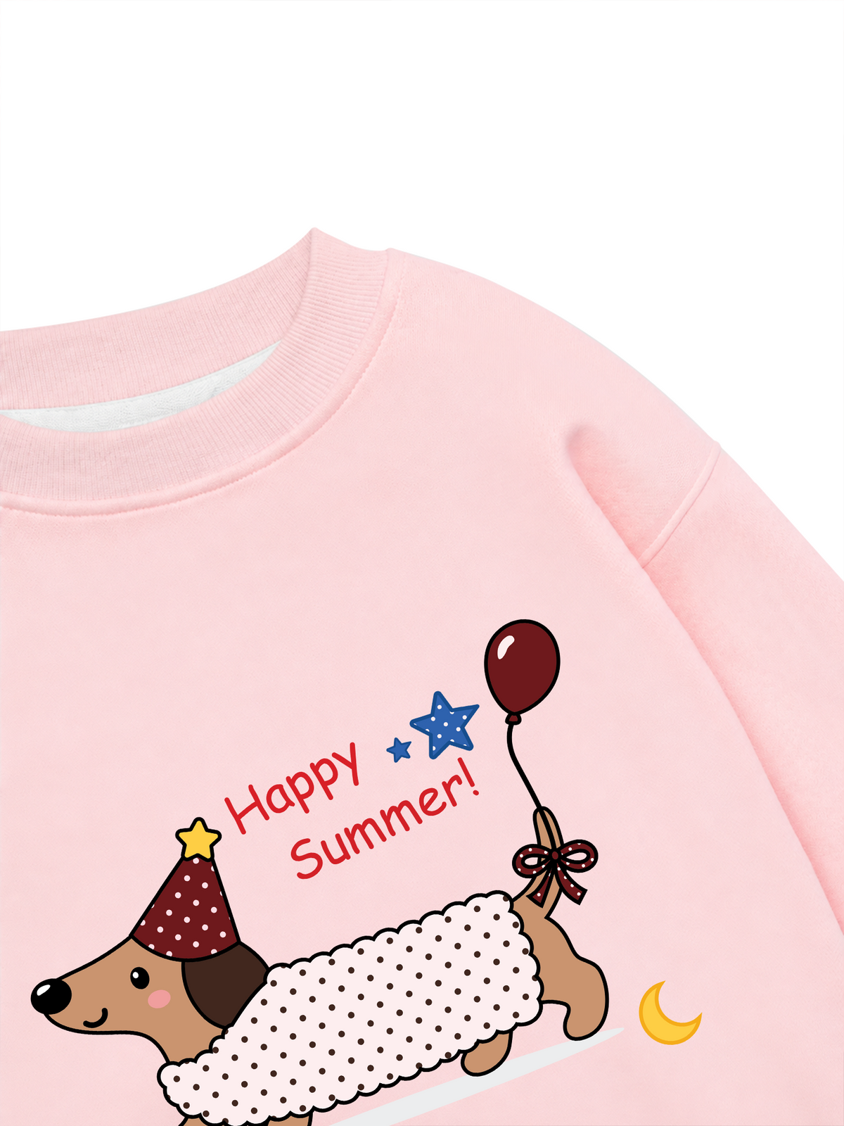Áo Sweater Nỉ Hai Da Dotty Mood Happy Summer Dog