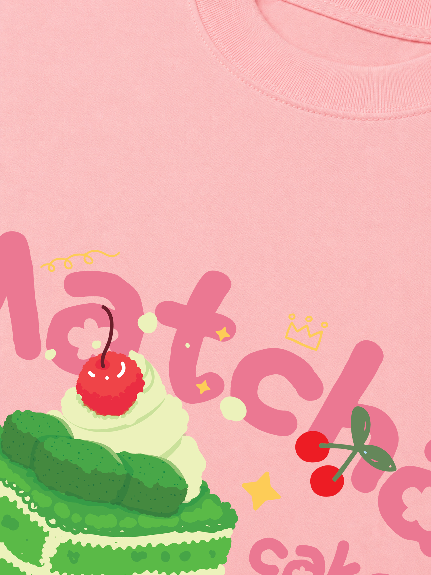 Áo Thun Relaxed Fit Matcha Cake
